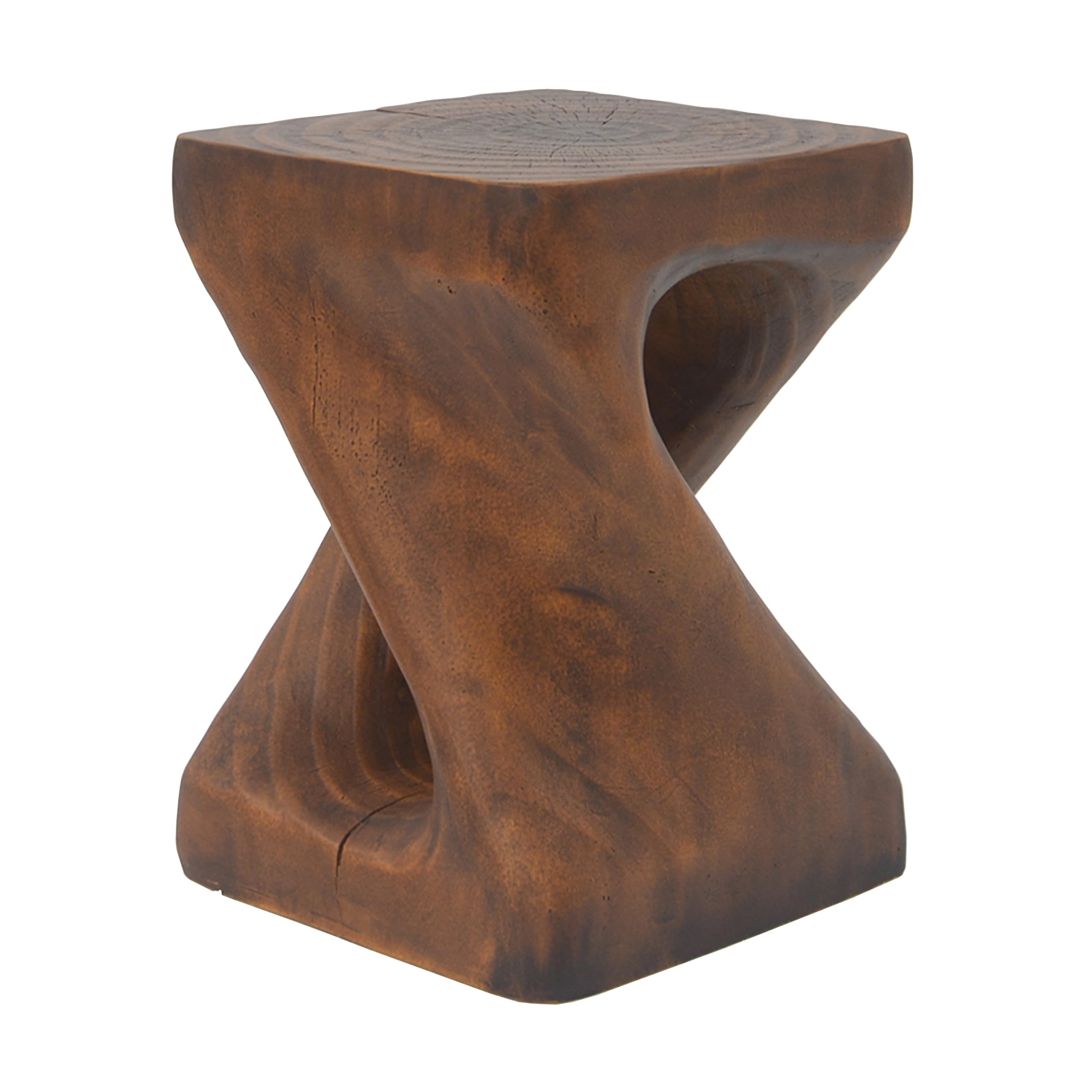 Twist Spiral Side Table Outdoor Indoor Accent End Table