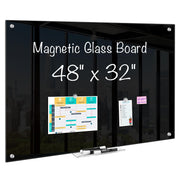 Magnetic Glass Dry Erase White Board 48" x 32"