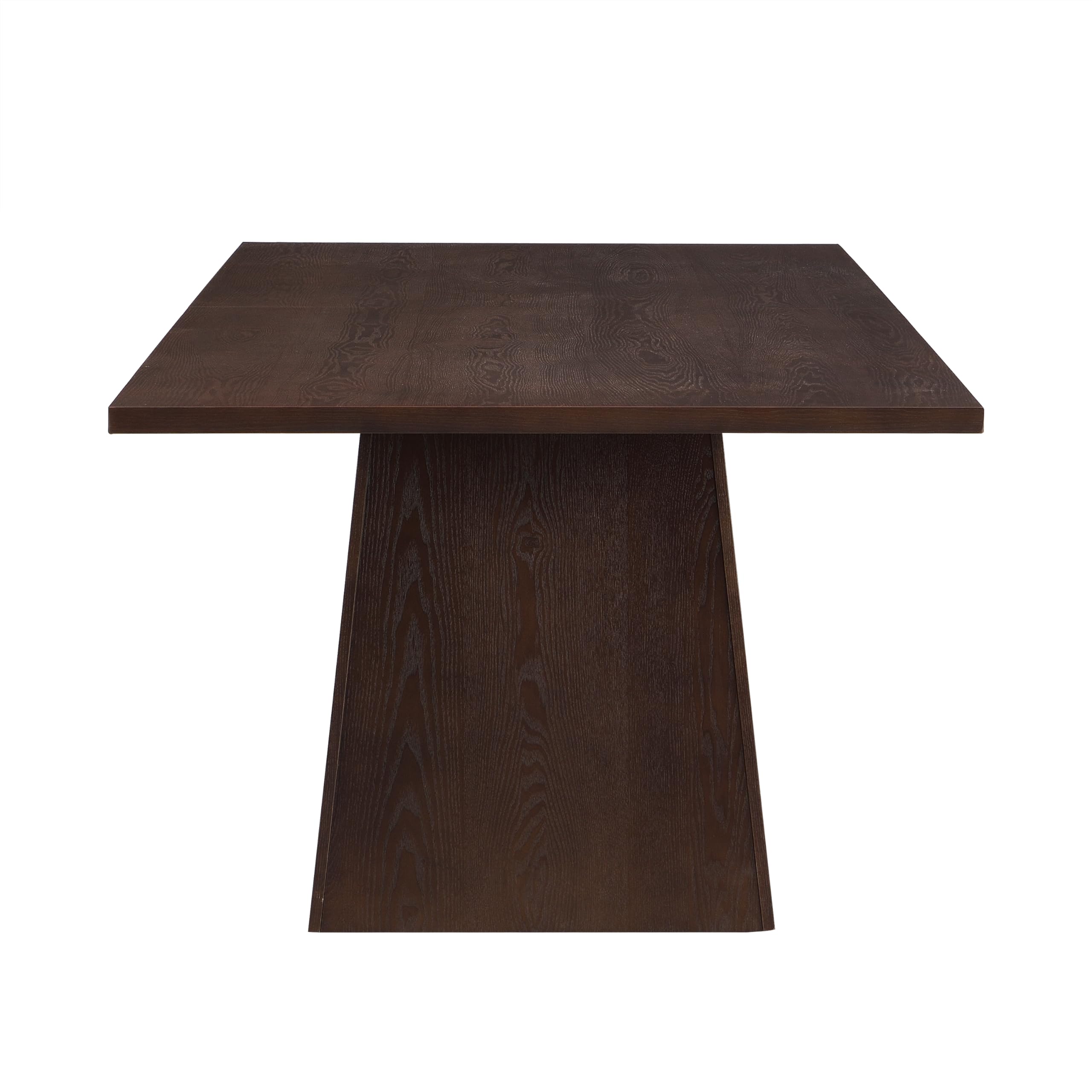82 Inch Wooden Dining Table for 6-8 People