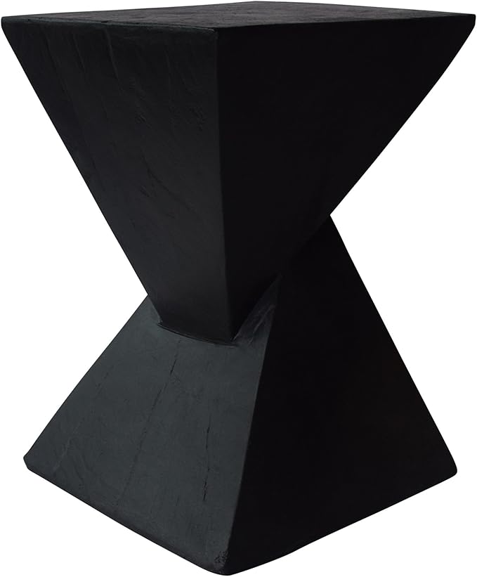 Jerod Lightweight Concrete Accent Table Black