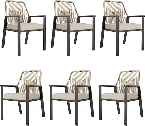 Rattan Dining Chairs Set of 2