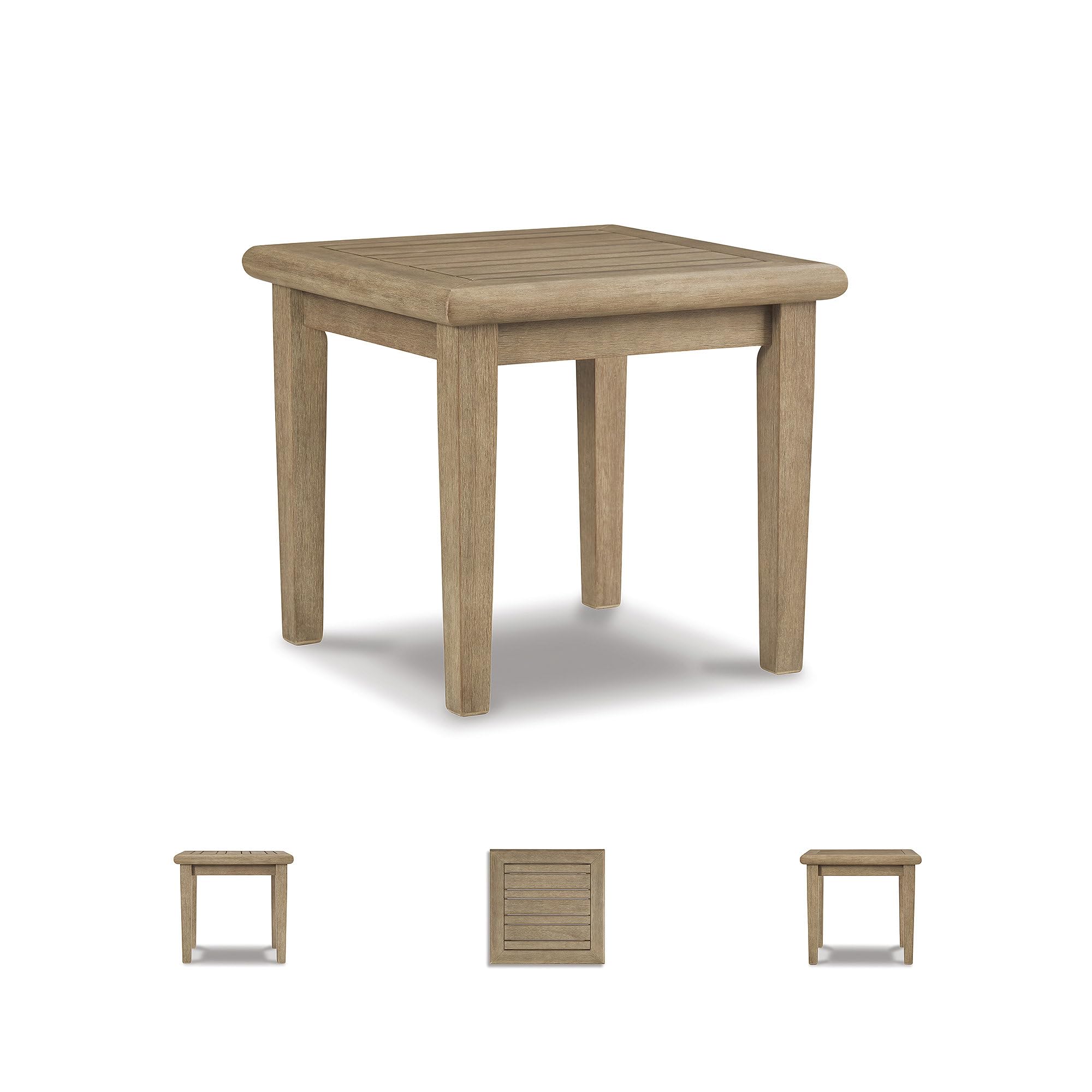 Gerianne Outdoor Square End Table