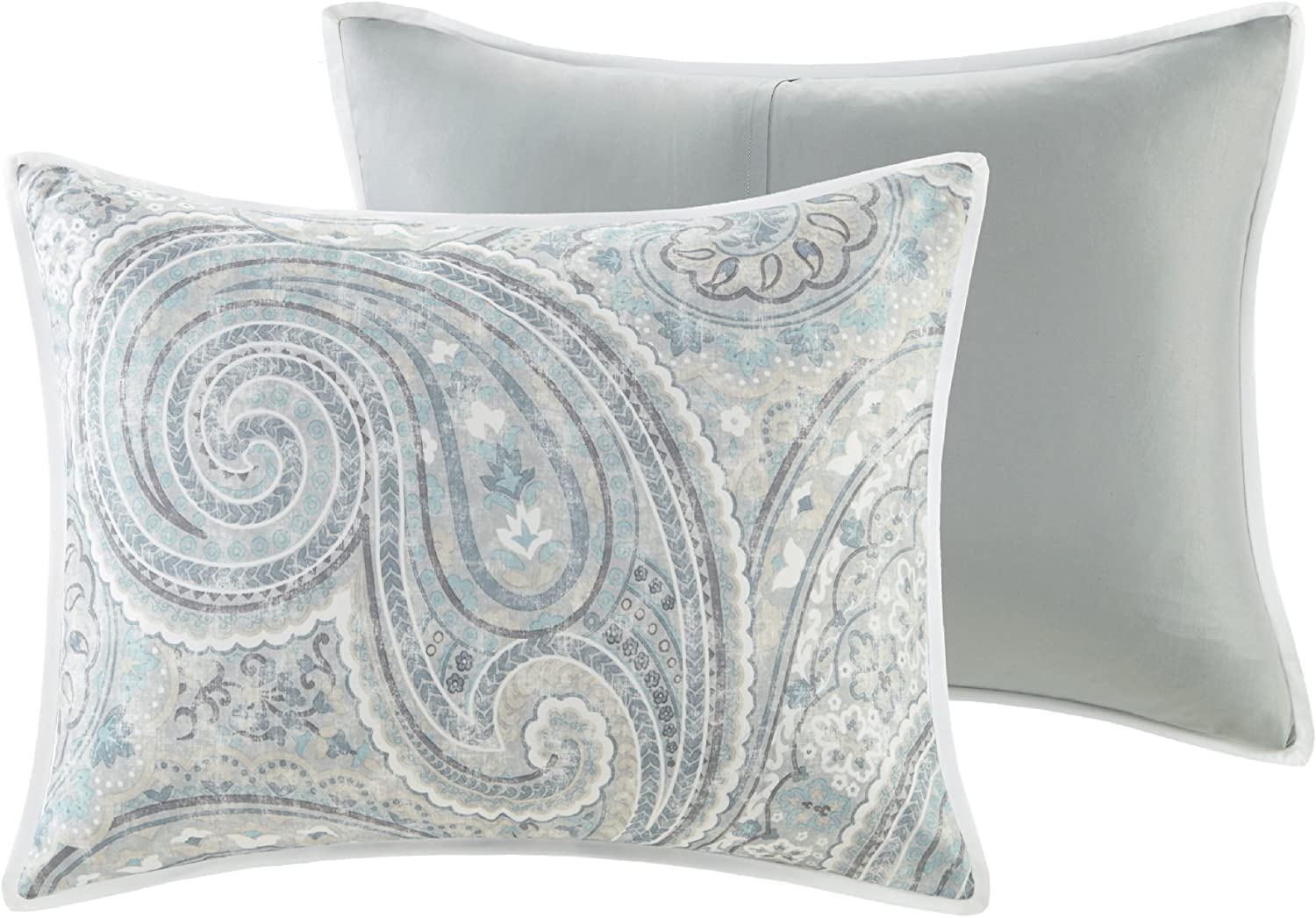 Kashmir Paisley Comforter Set King 8 Piece