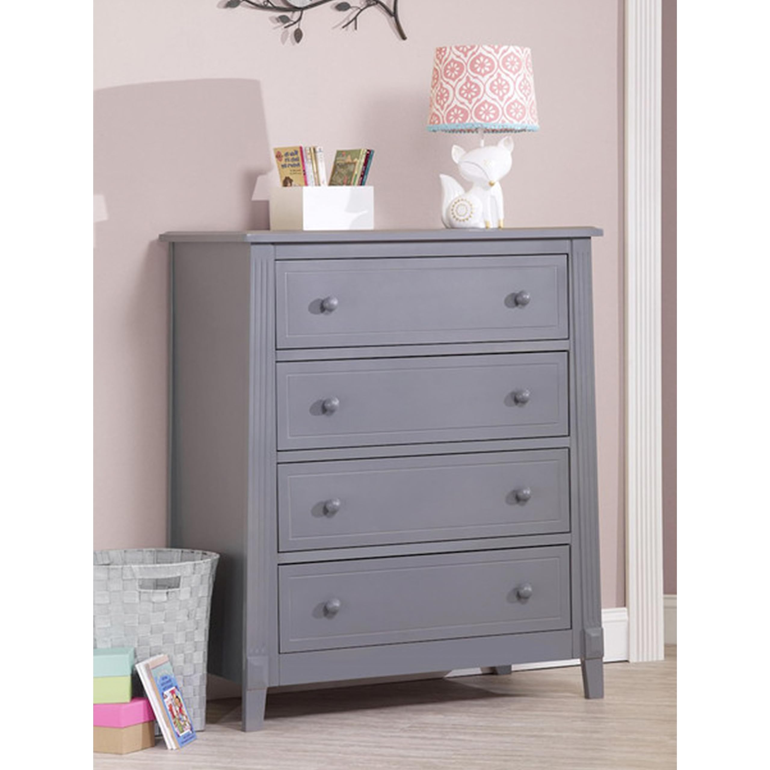 Berkley Baby Dresser with Drawers - Weathered Gray