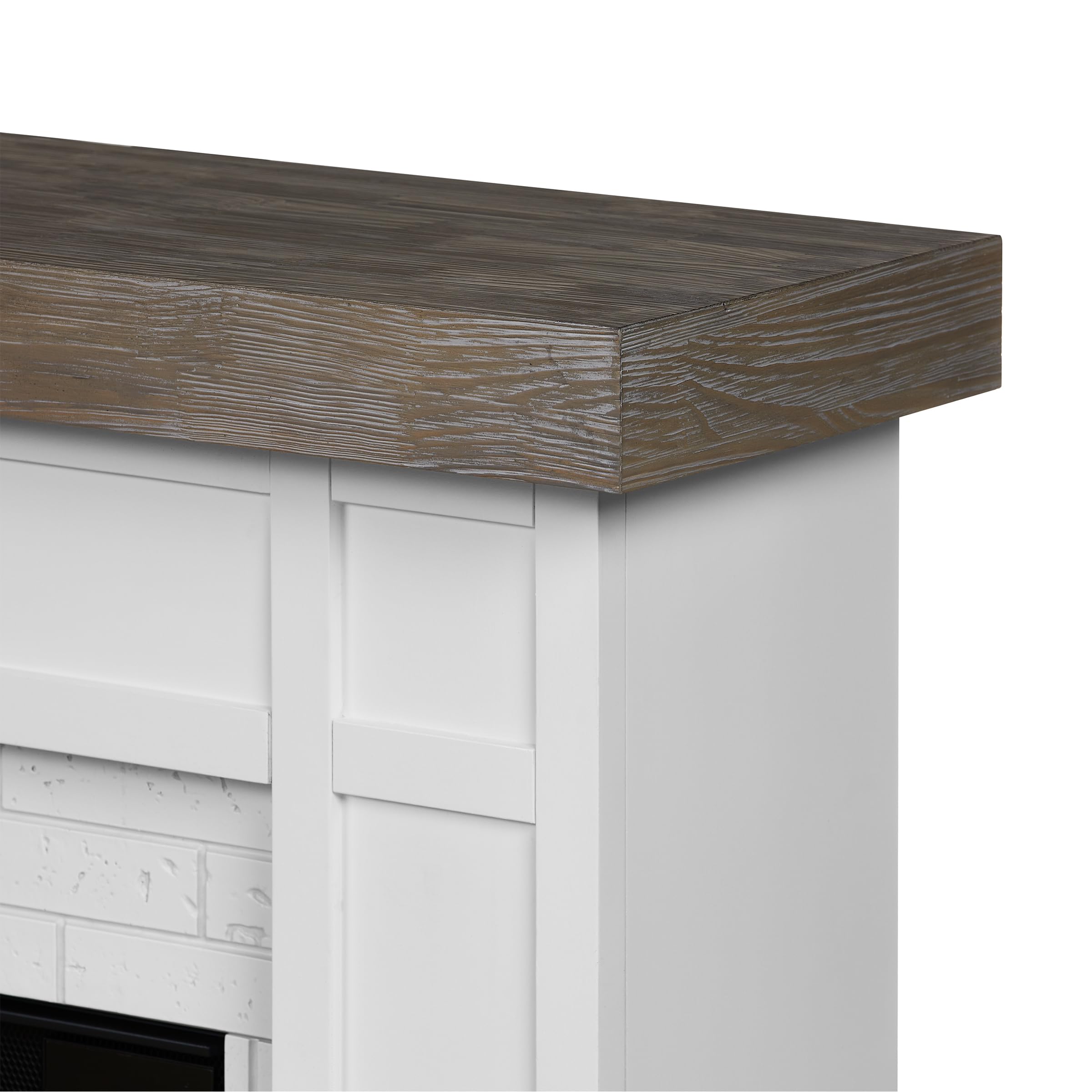 Cravenhall Landscape Electric Fireplace with Mantel