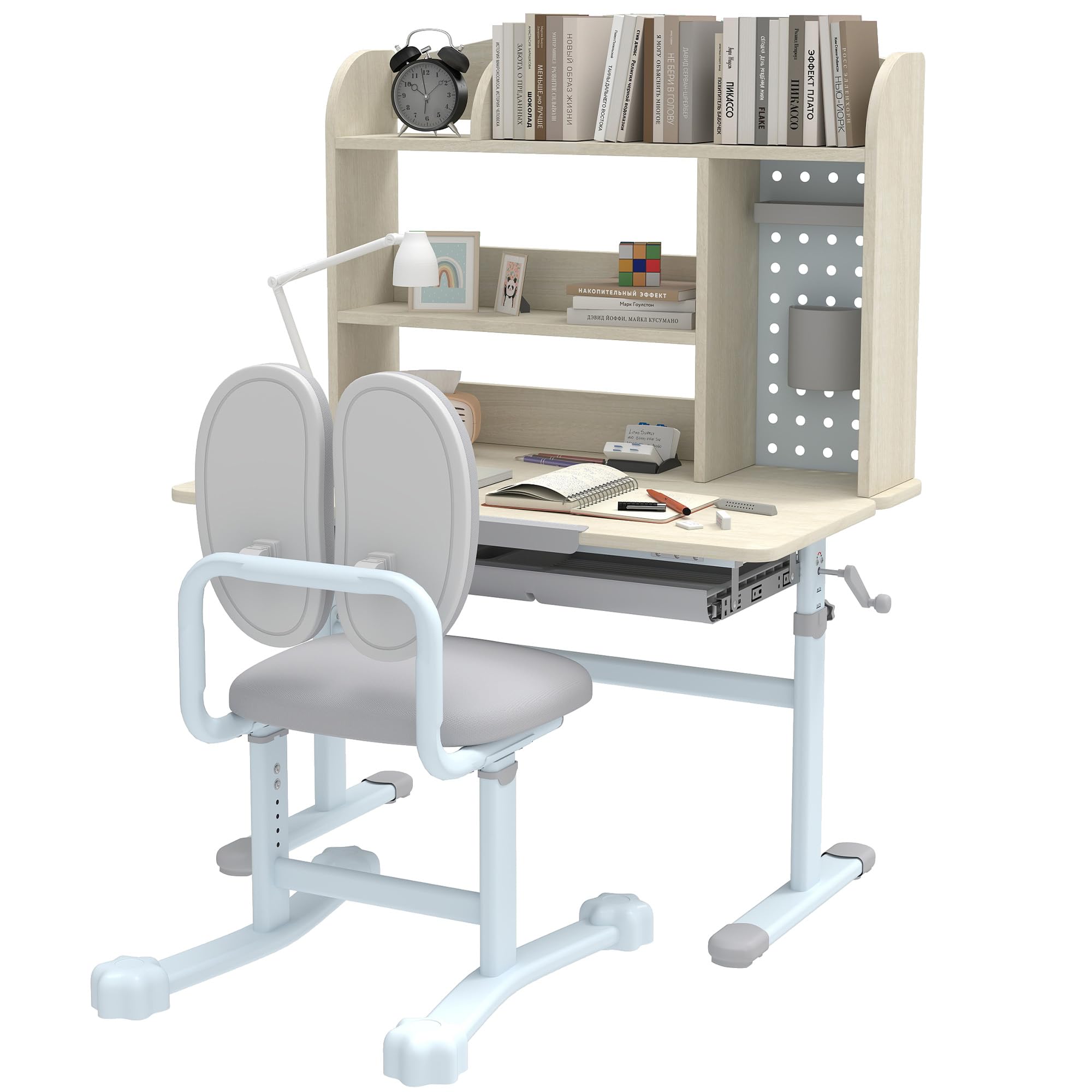 Adjustable Kids Desk and Chair Set