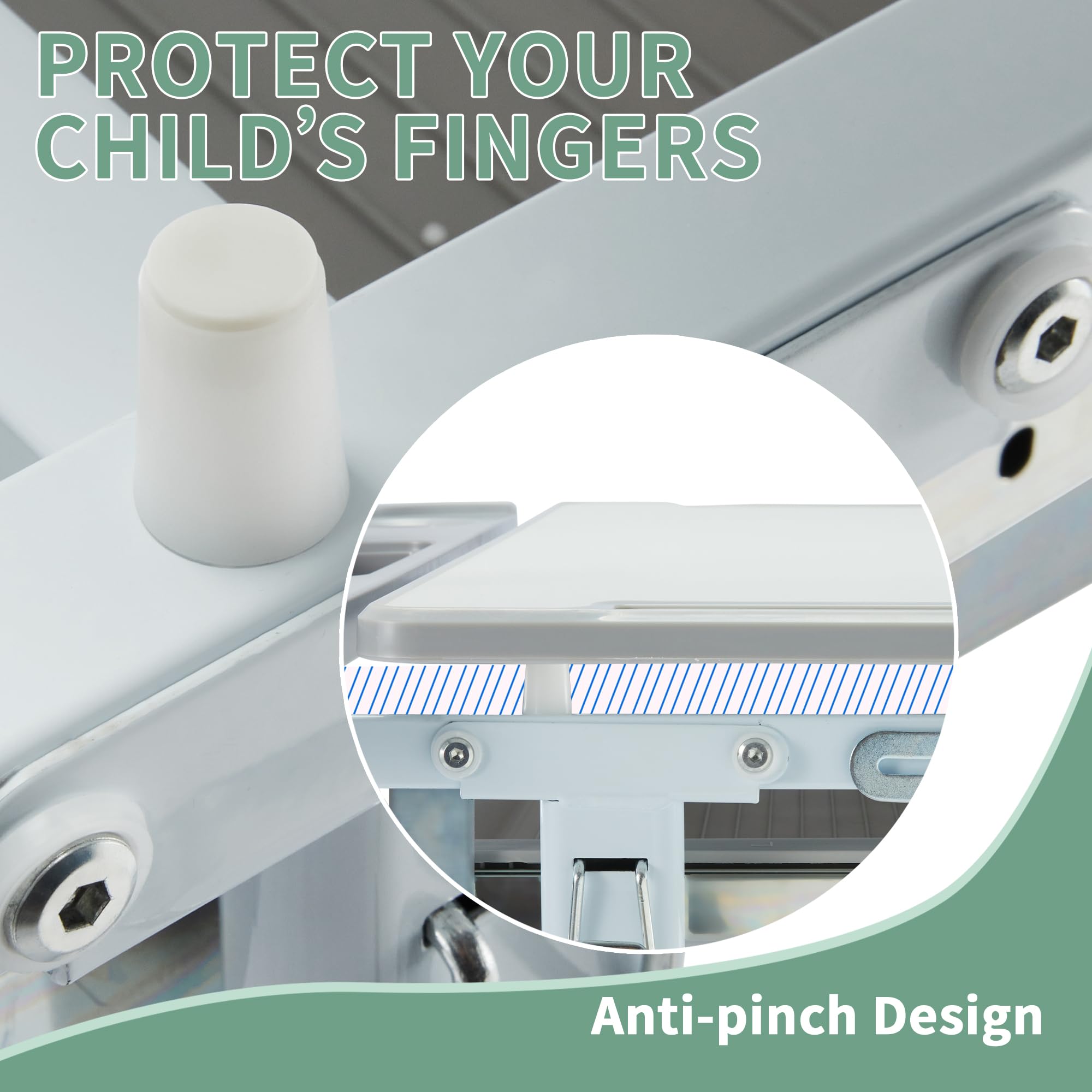 Kids Desk and Chair Set with LED Lamp