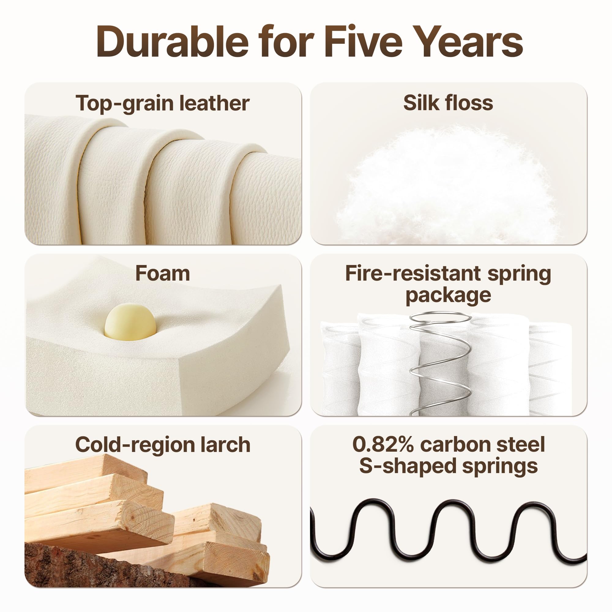 Leather Recliner Chair with Adjustable Headrest