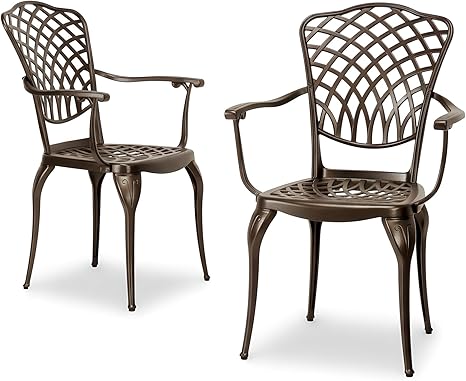 5-Piece Outdoor Dining Set Cast Aluminum