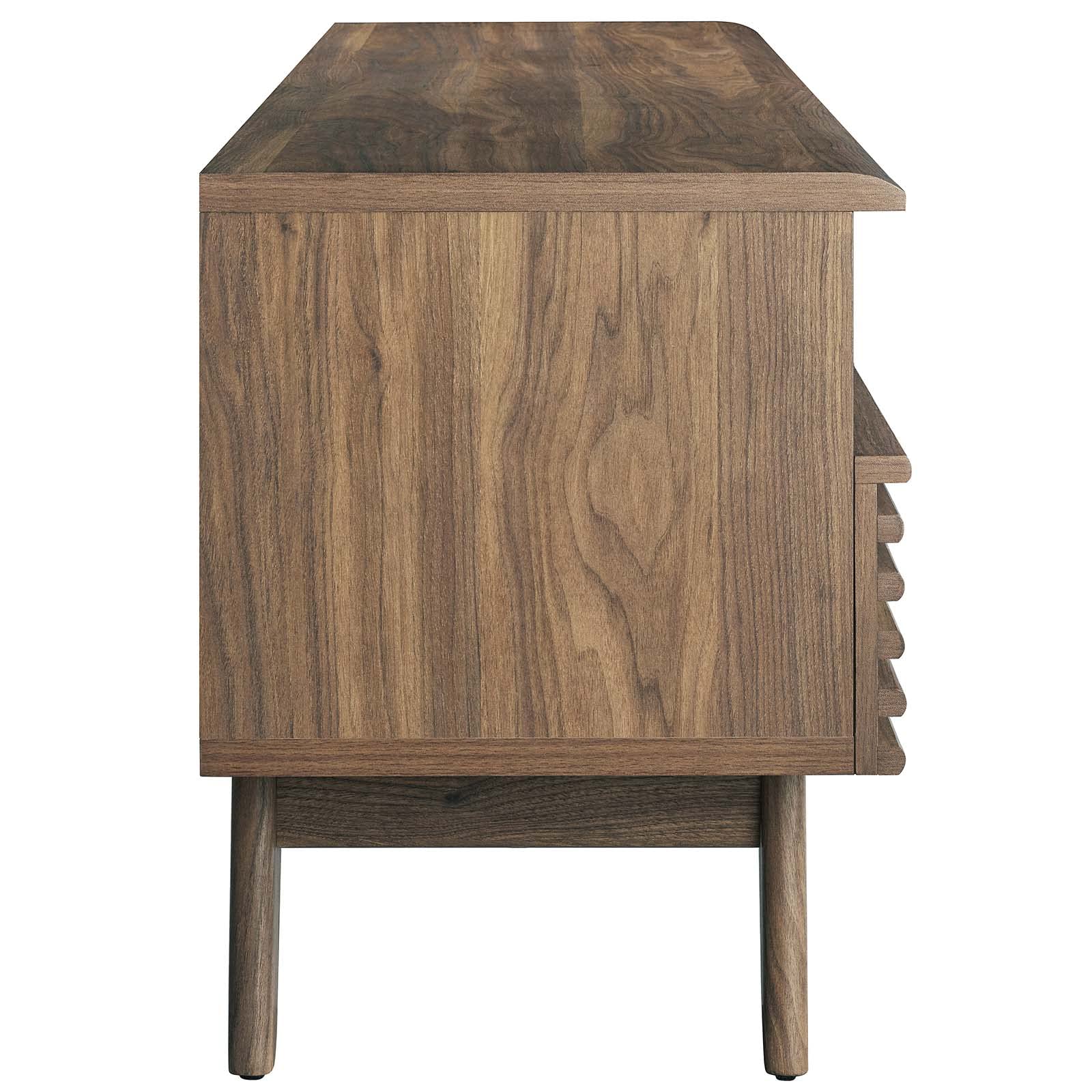 60" Mid-Century Modern TV Stand with Storage Drawers