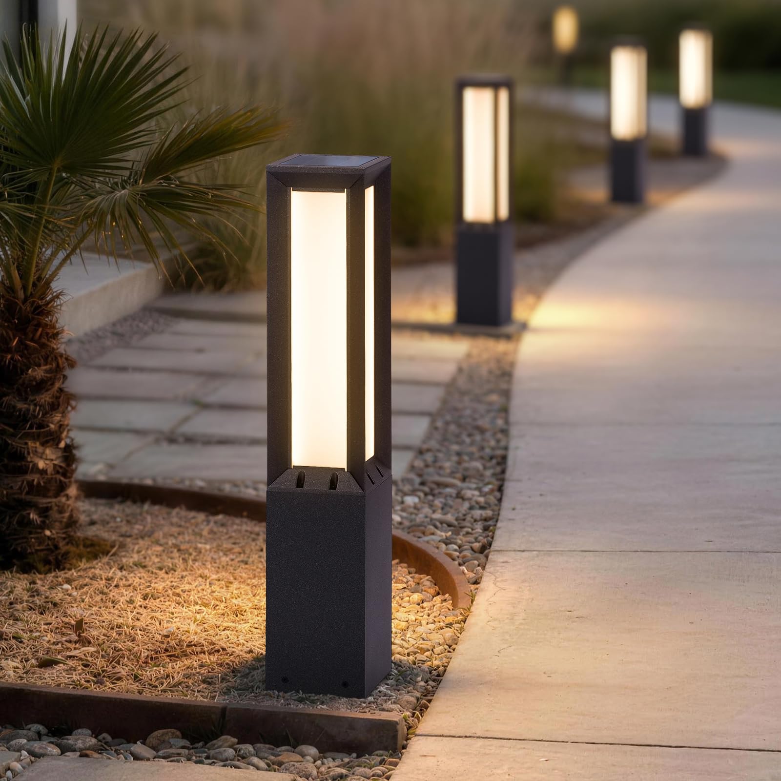 Solar Pathway Light Outdoor Waterproof Aluminum