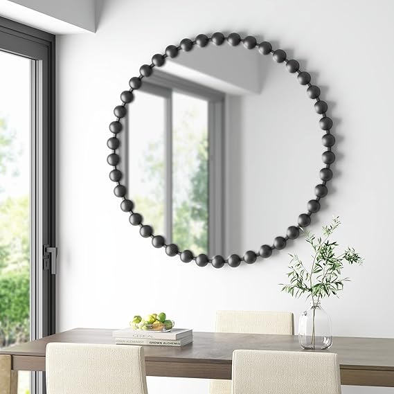 Round Gold Wall Mirror 27 Inch