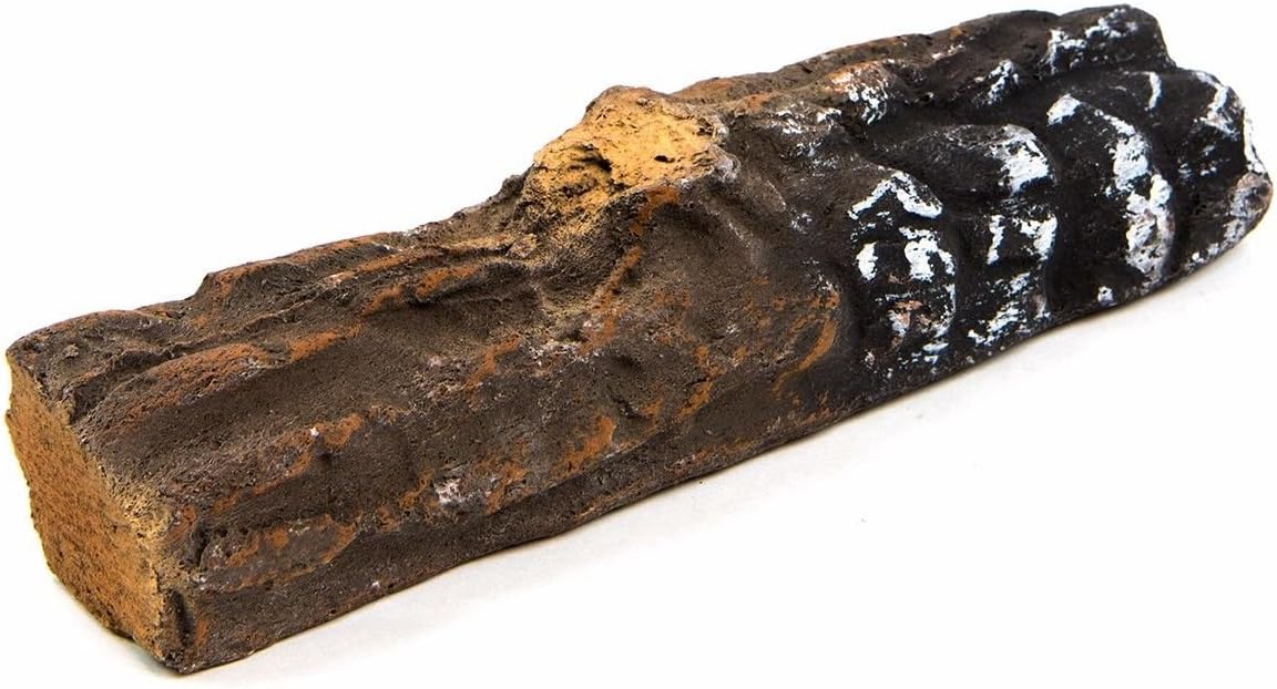 10-Piece Ceramic Fireplace Logs