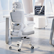 Ergonomic Office Chair with Adjustable Headrest and Lumbar Support
