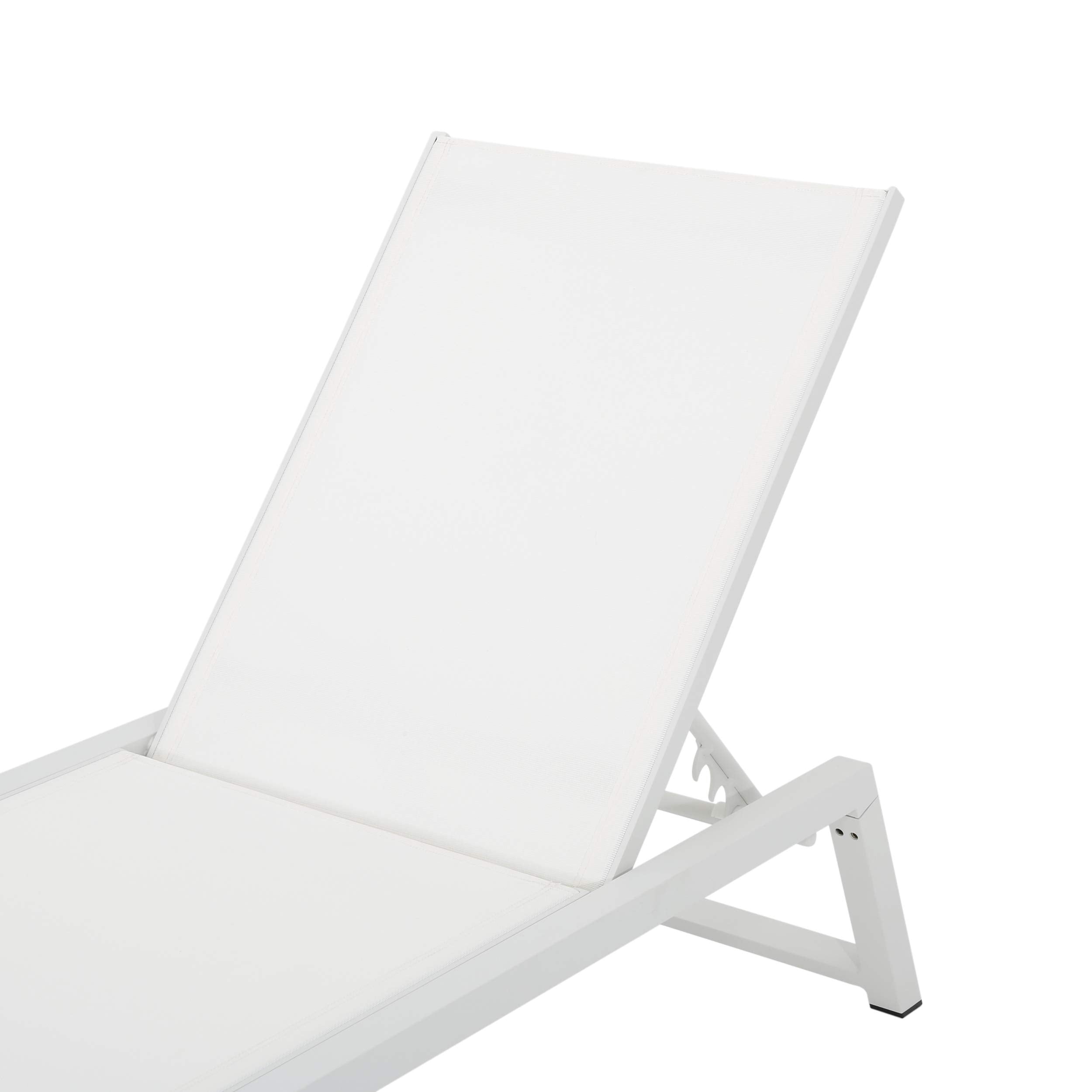 Outdoor Mesh Chaise Lounges Set of 2