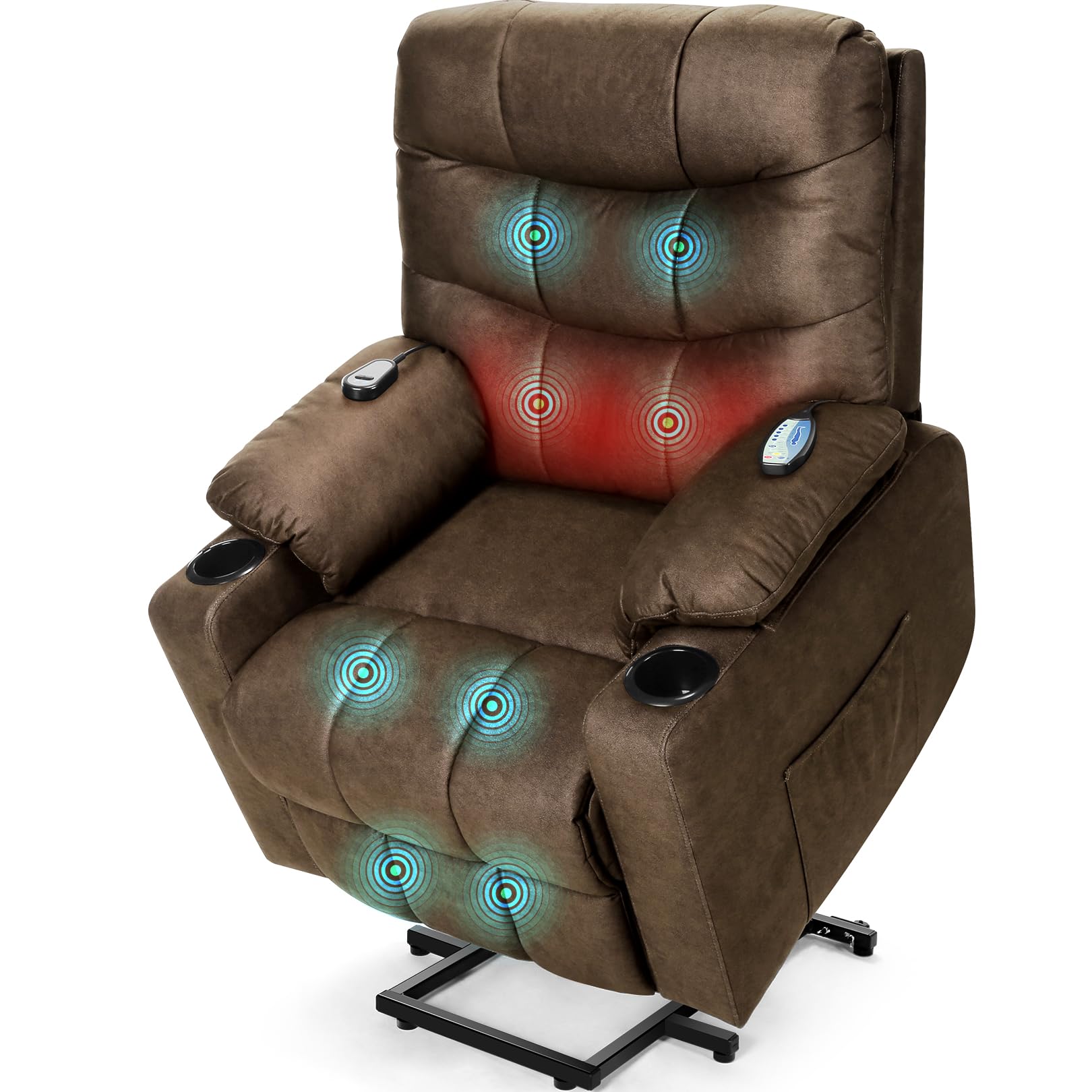 Power Lift Recliner Chair with Massage and Heat