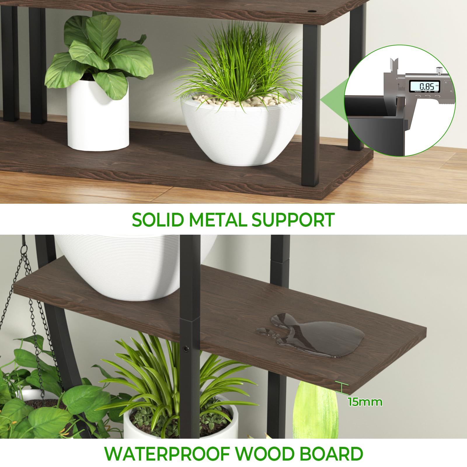 7-Tier Plant Stand with Grow Lights