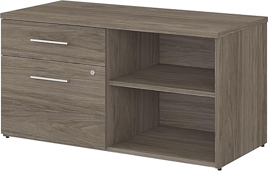 Office 500 Low Storage Cabinet with Drawers and Shelves