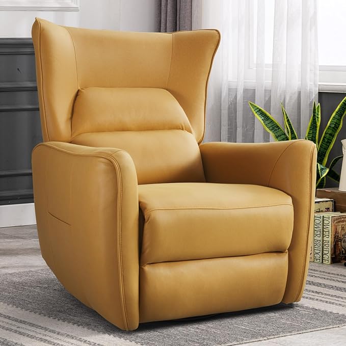 Power Swivel Rocker Recliner with Enveloping Backrest