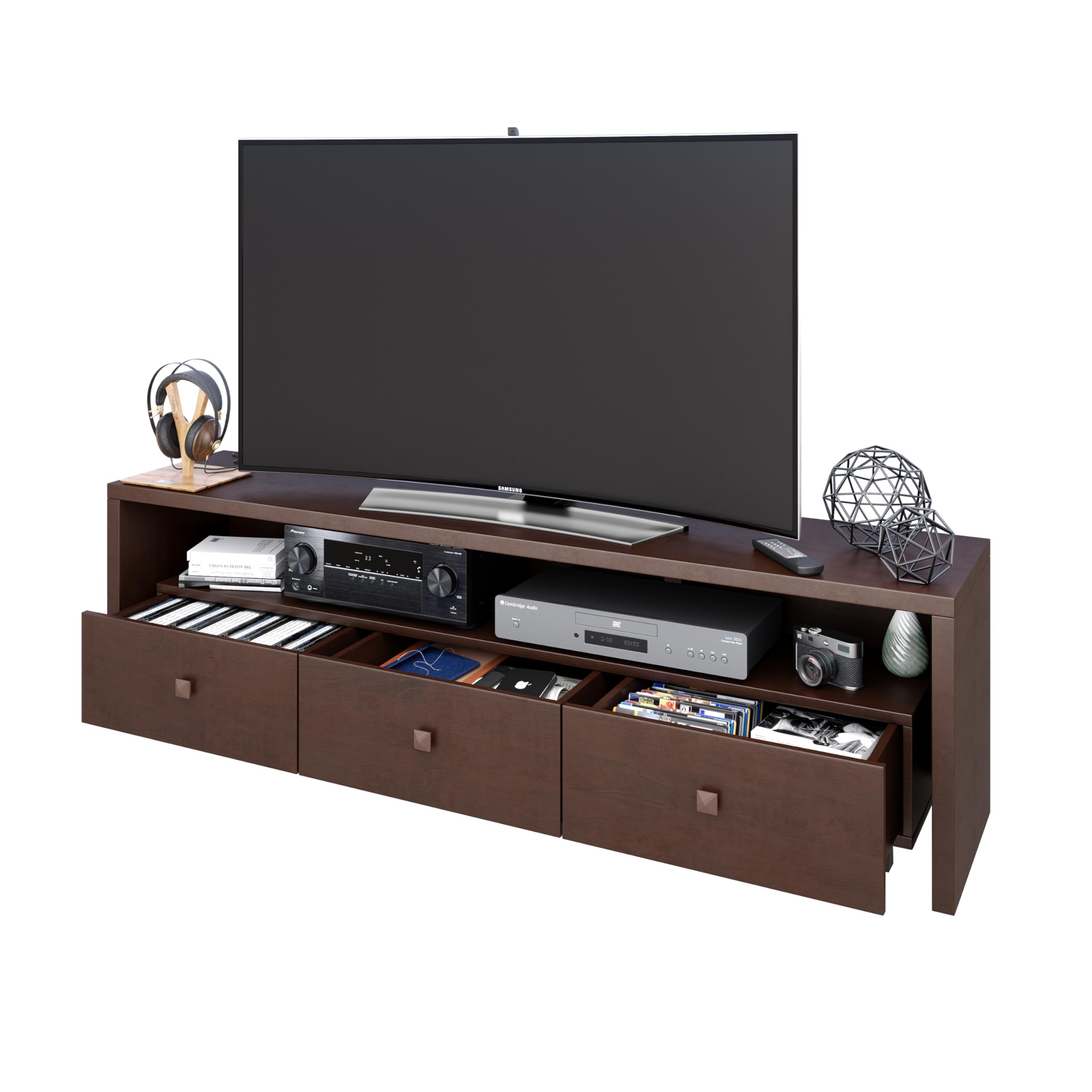 TV Stand with Storage for 75" Screens