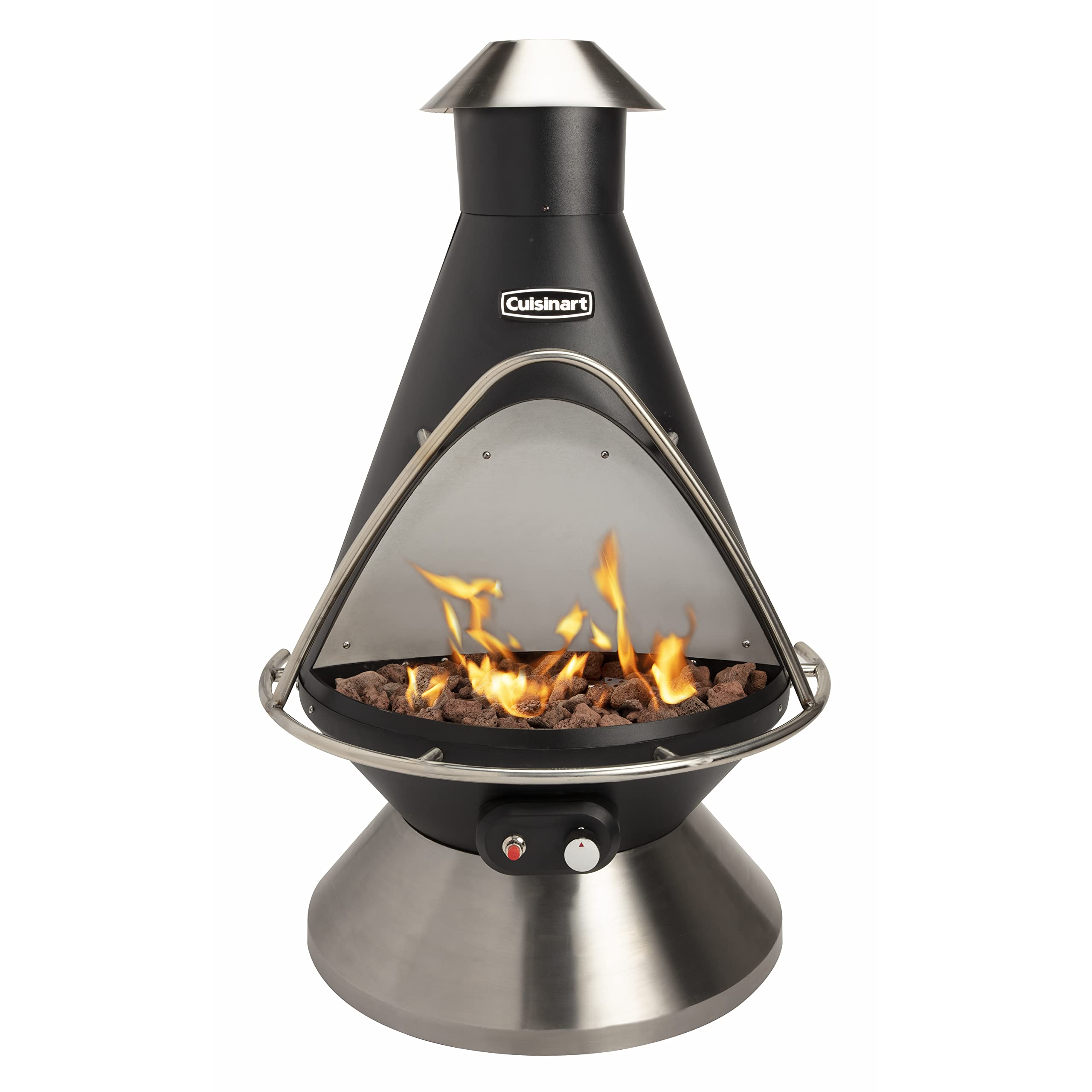 Chimenea Propane Fire Pit - 40,000 BTU Adjustable Gas Fire Pit