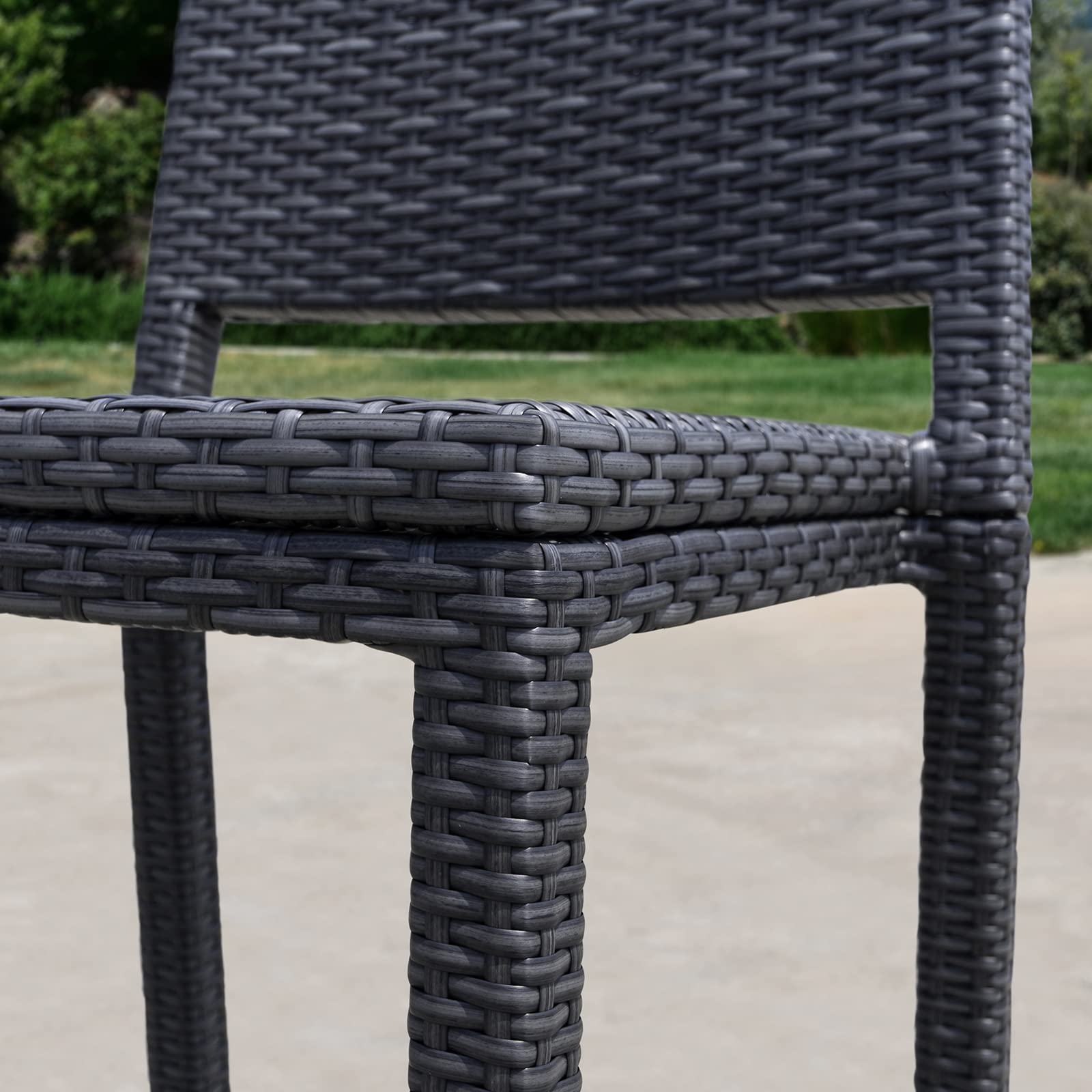 30" Outdoor Patio Bar Stools Set of 4