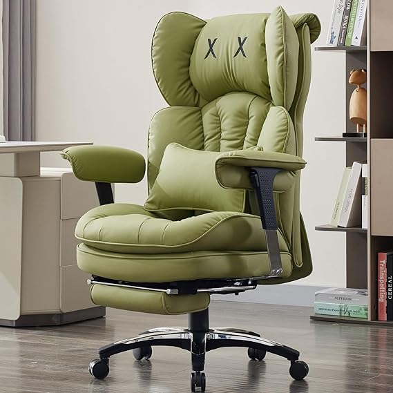 Big and Tall Office Chair with Footrest