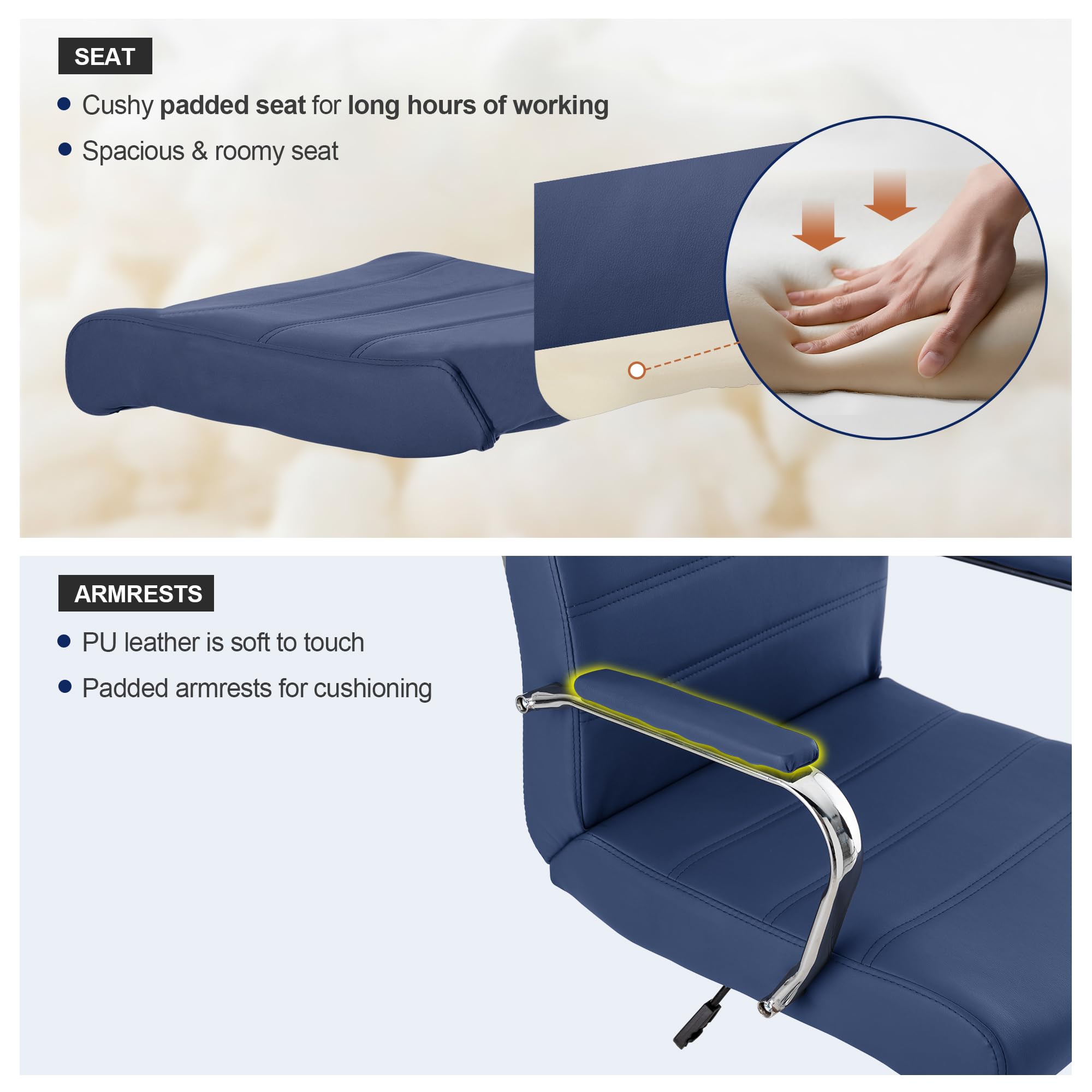 Ergonomic Office Chair with Adjustable Height