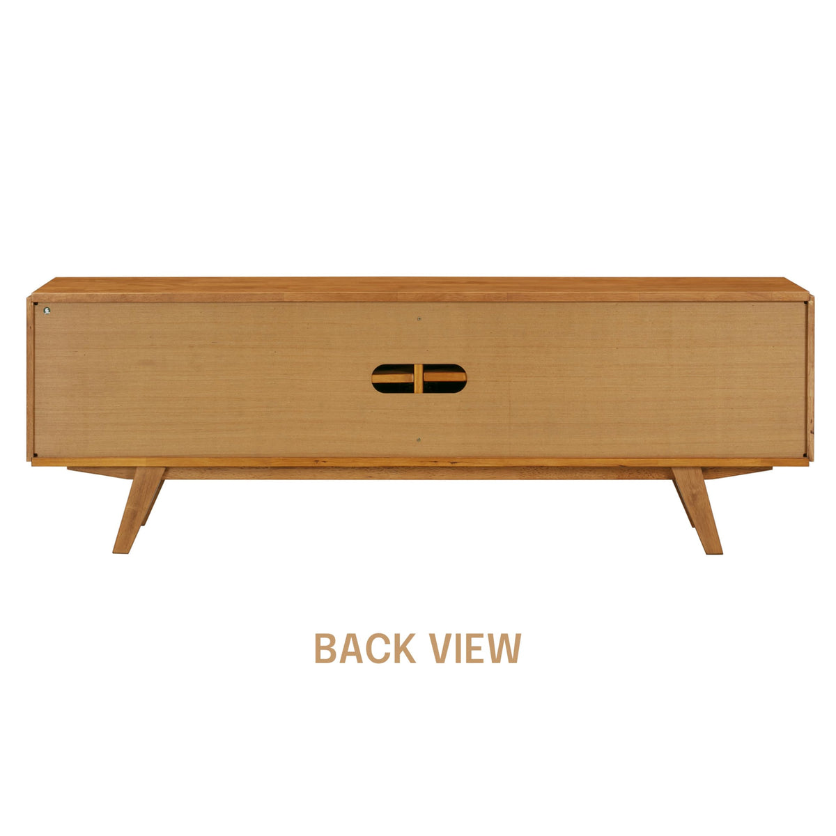 Sapa Mid-Century Modern Solid Wood TV Stand 4-Door Media Console