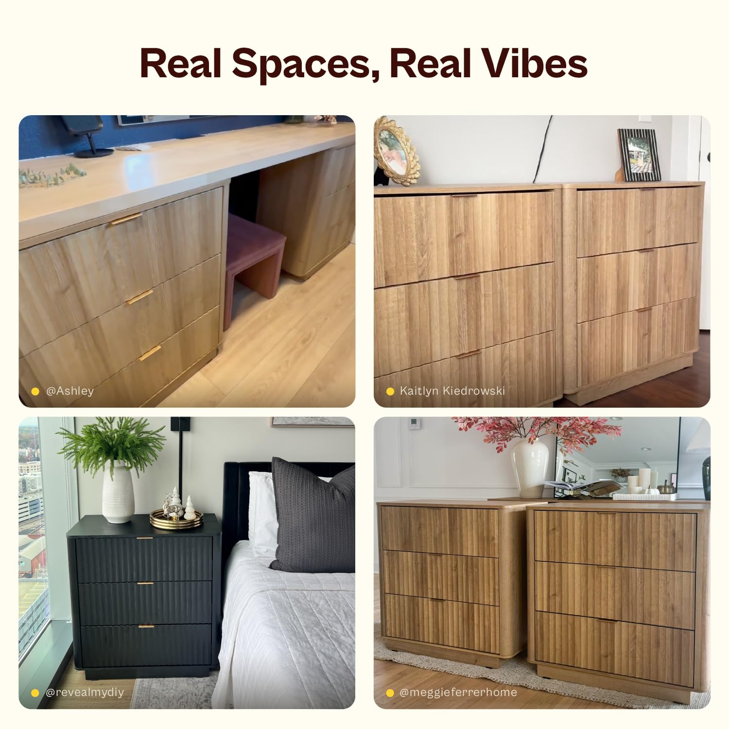 Brooklyn 3 Drawer Dresser