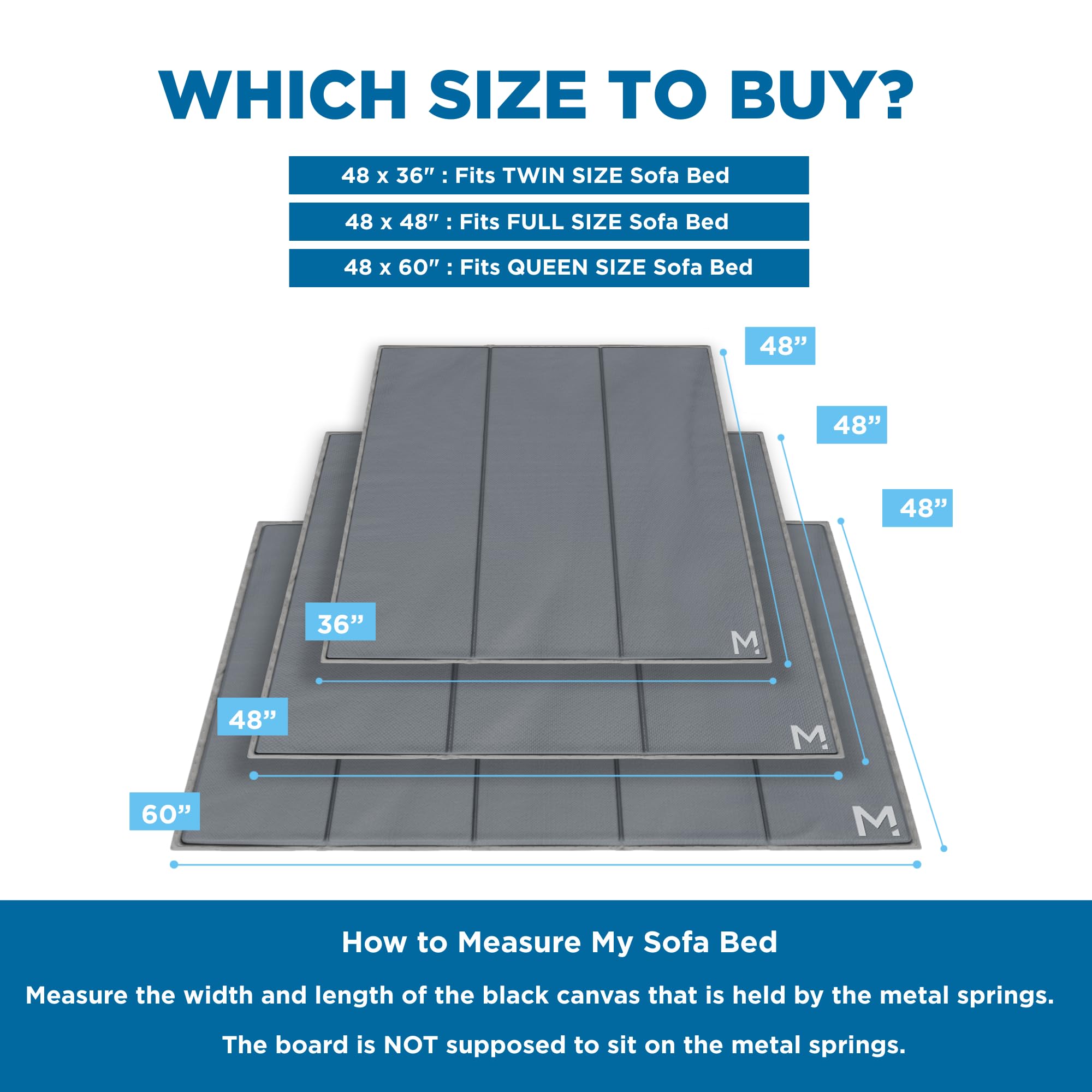 Heavy Duty Queen Sleeper Sofa Support Board