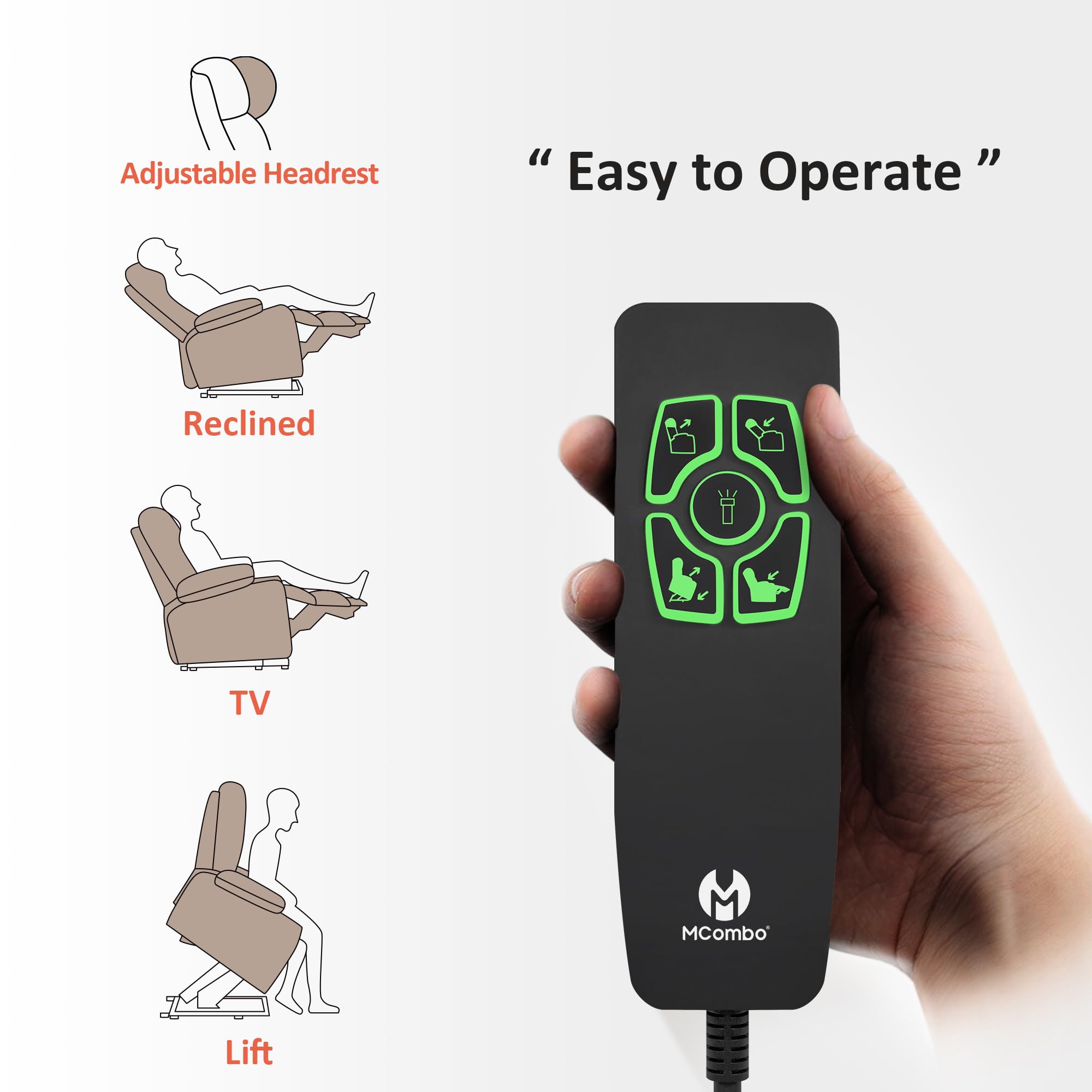 Power Lift Recliner with Massage and Heat