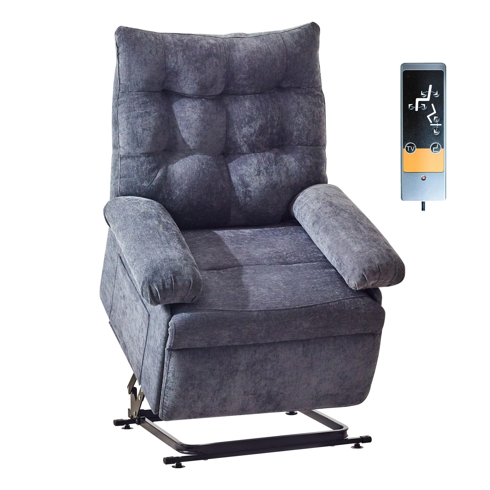 Overstuffed Power Lift Recliner Chair for Elderly