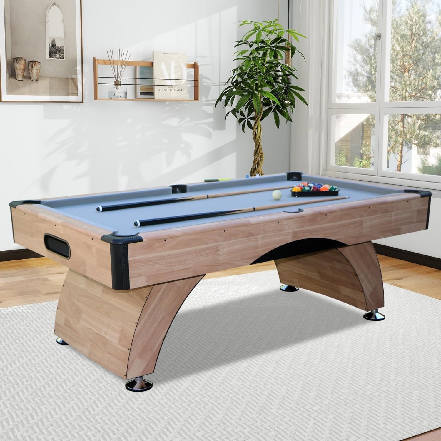 7FT Pool Table with Automatic Ball Return