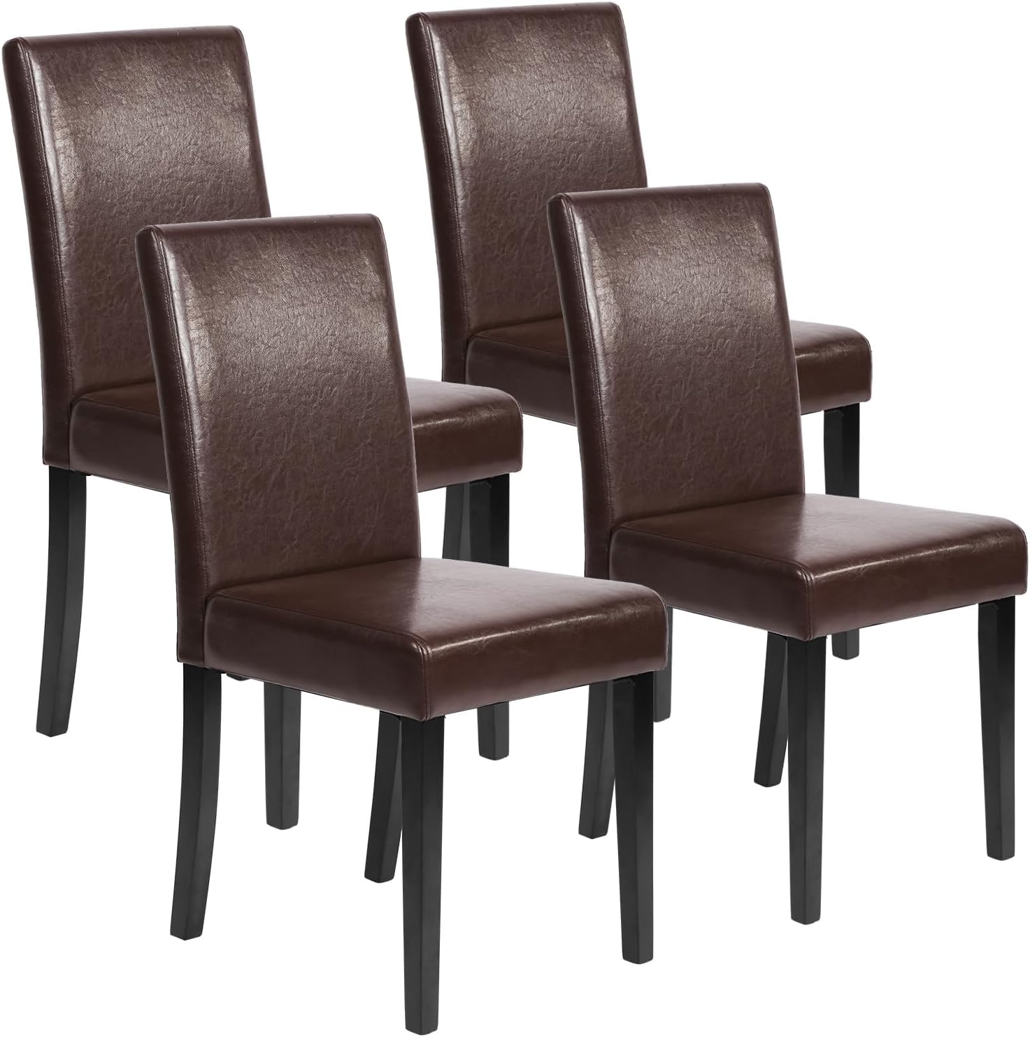 Dining Chairs Set of 4 Fabric Upholstered Beige