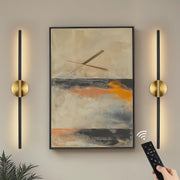 Battery Operated Wall Sconces Set of 2 - Rechargeable Wireless LED