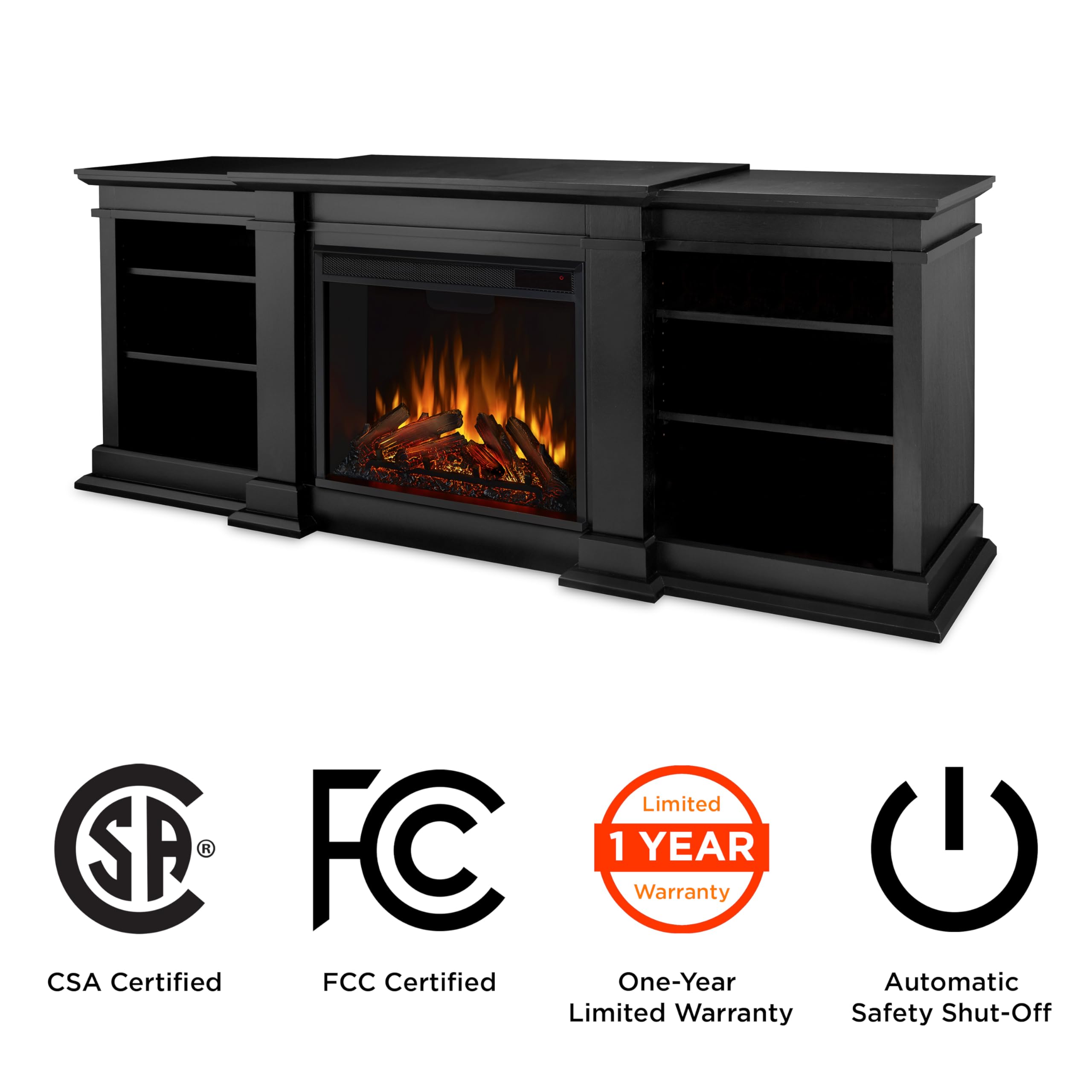 72" Electric Fireplace TV Stand