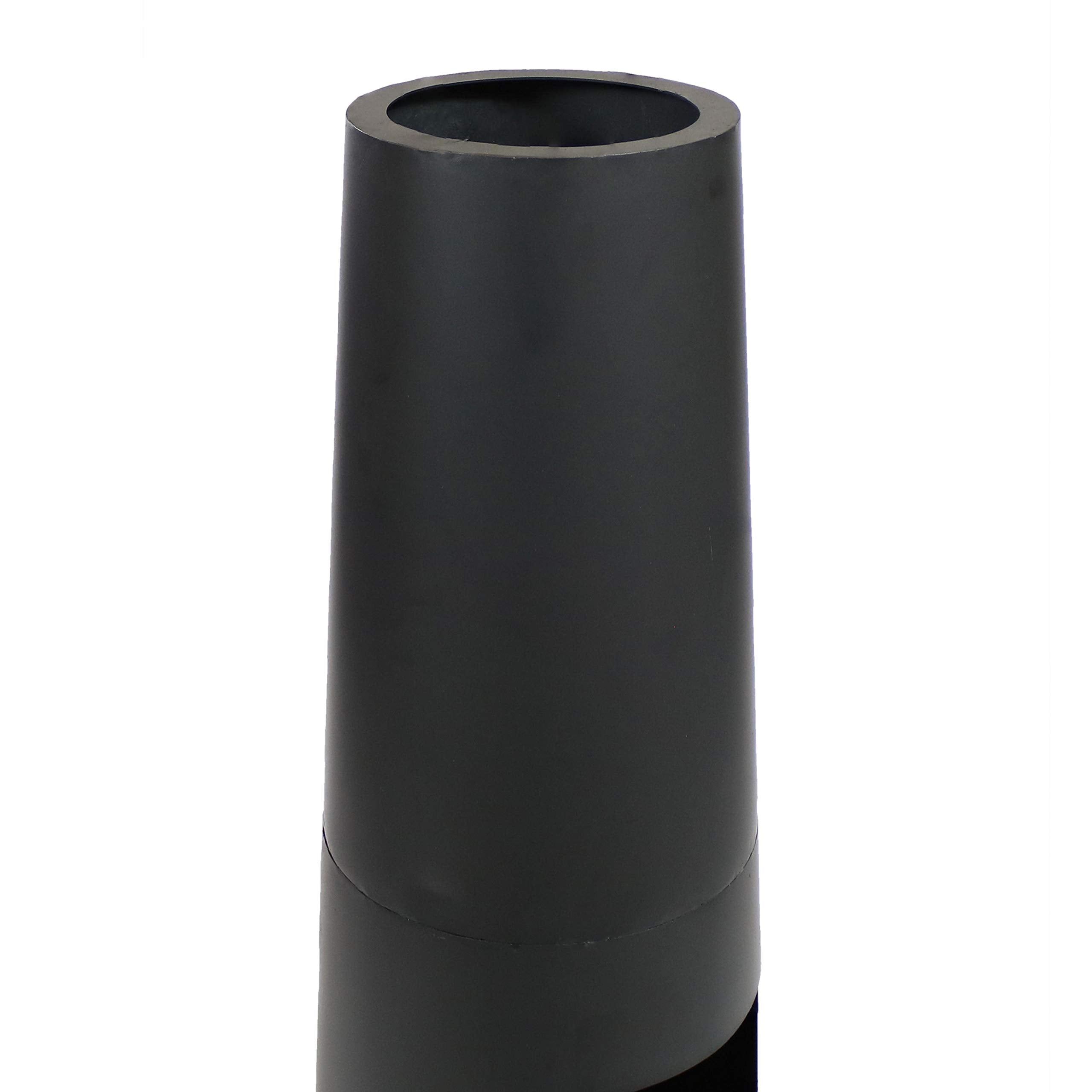 Chiminea Outdoor Fireplace with Poker and Cover