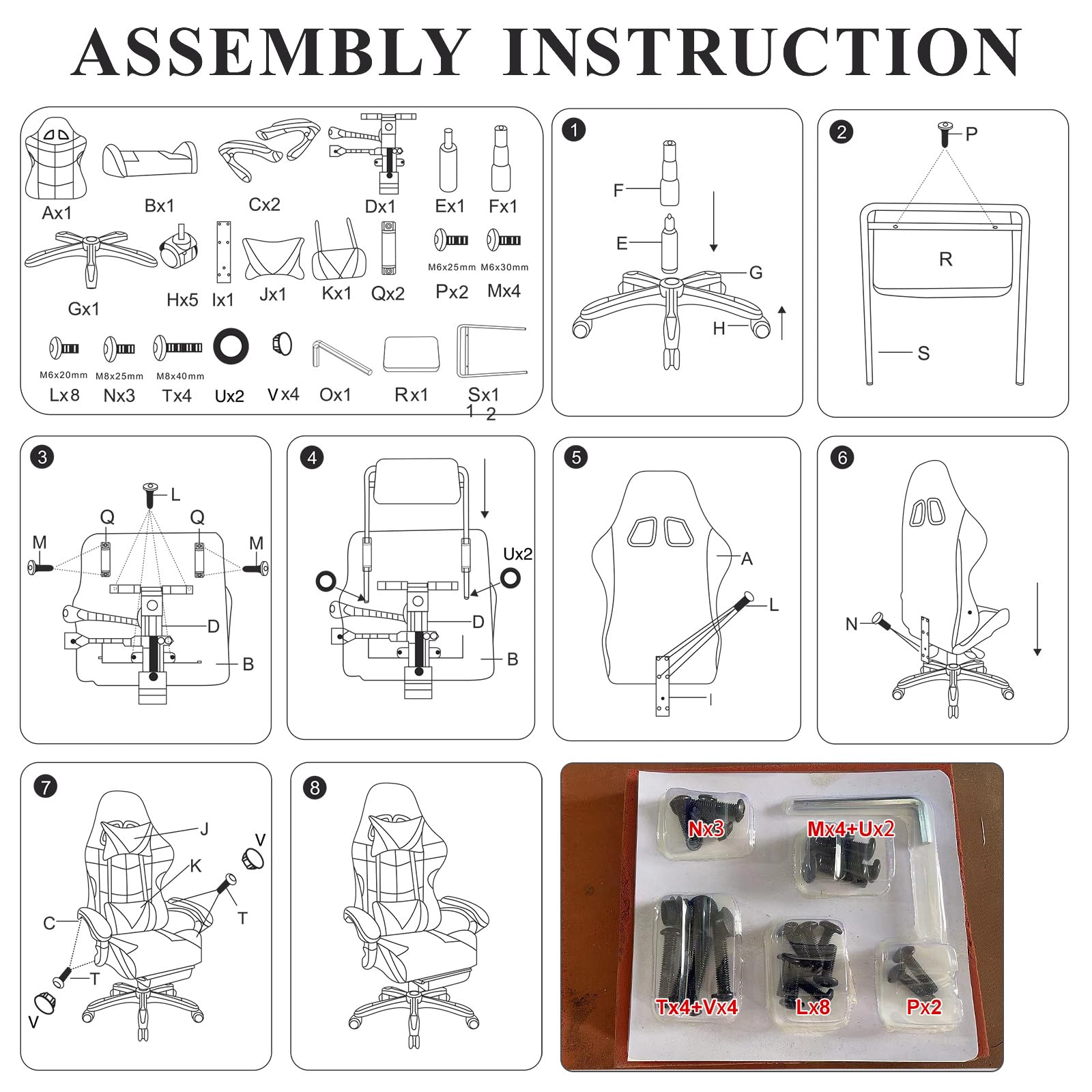 Ergonomic High-Back Office Chair with Lumbar Support