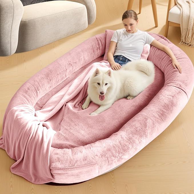 Human Sized Dog Bed for Adults and Pets