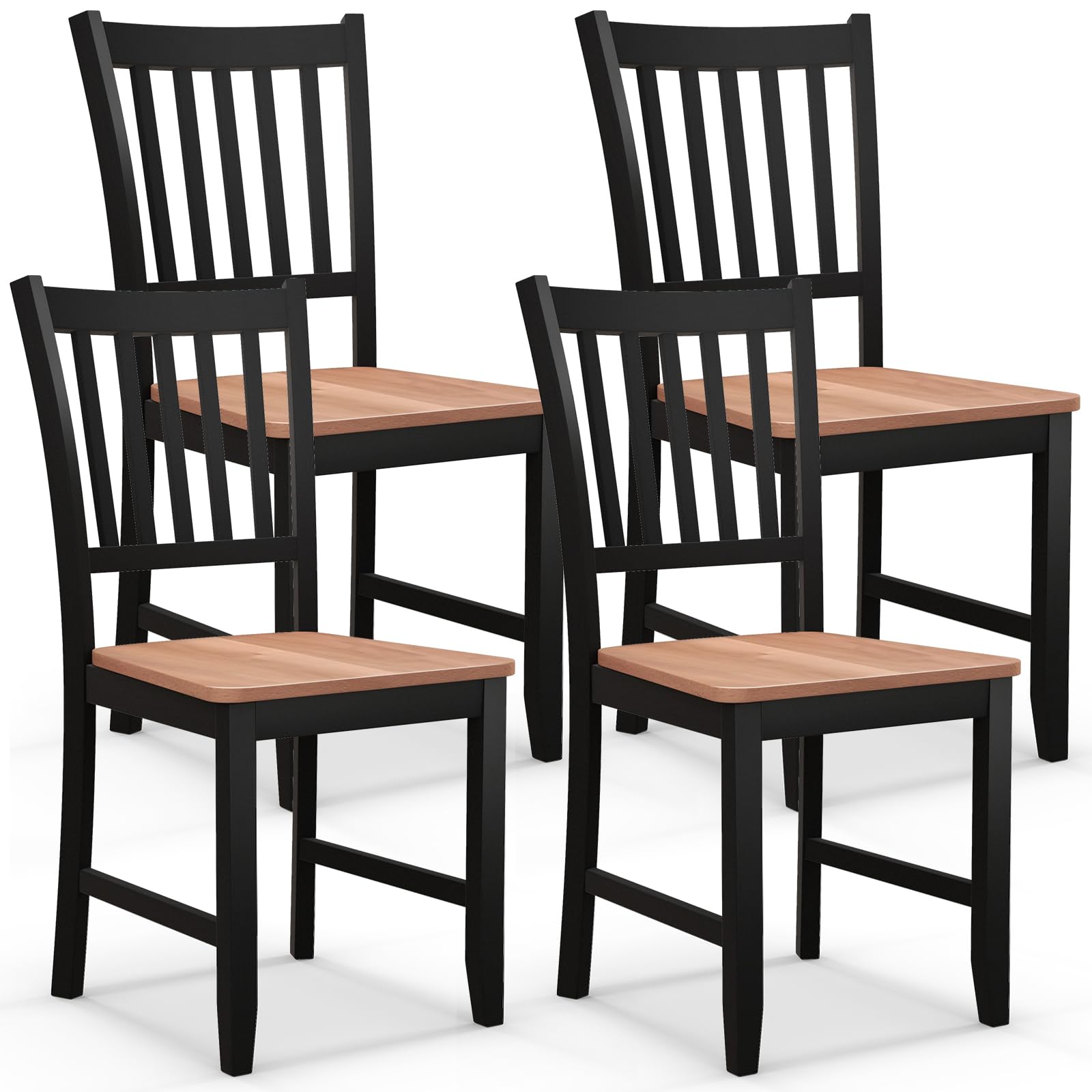 Mid-Century Modern Dining Chairs Set of 4