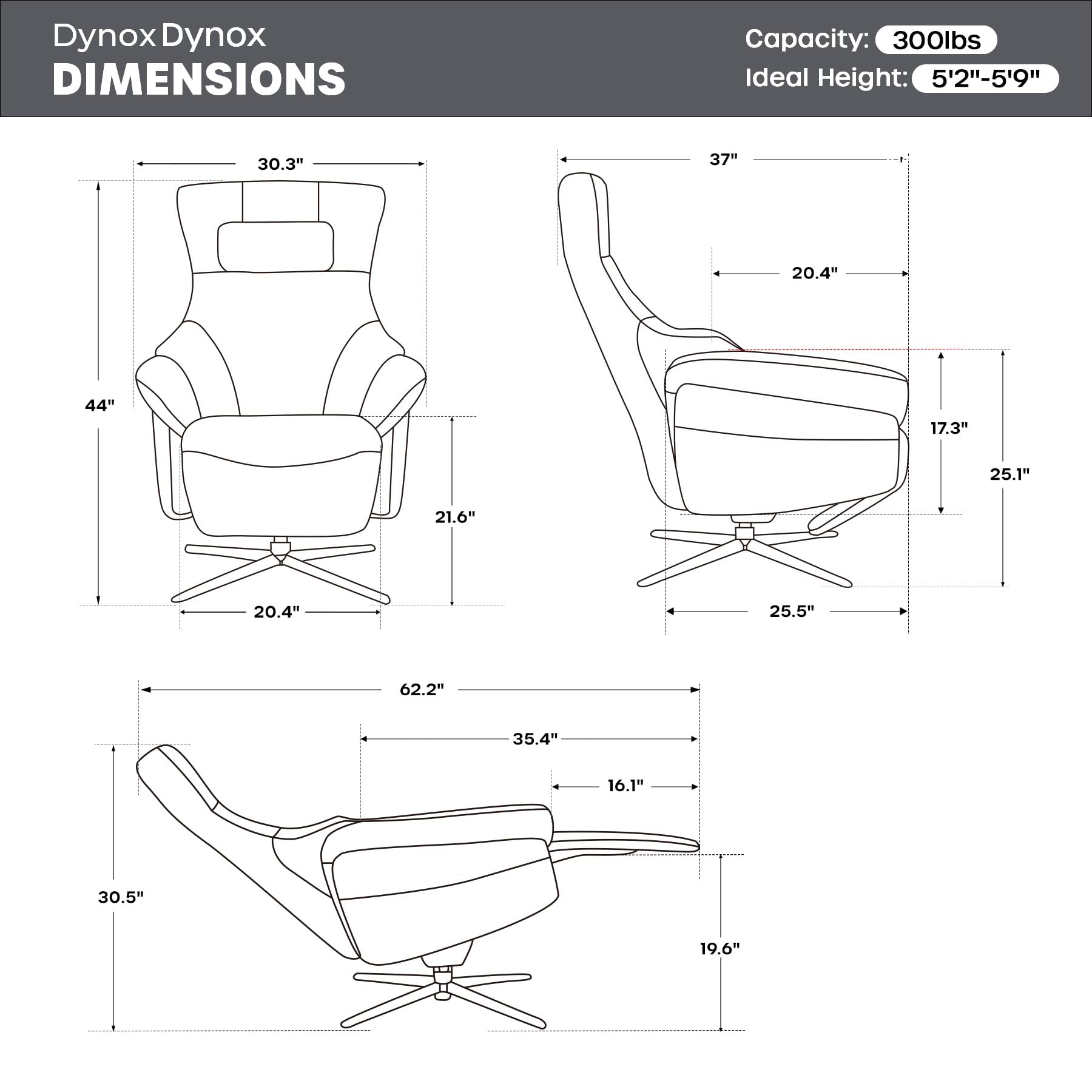 Genuine Leather Reclining Swivel Chair with Ottoman