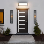 Modern Outdoor Wall Sconces 3000K 2 Pack 36W Black