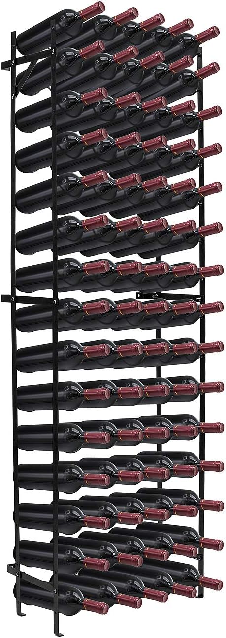 75 Bottle Wine Rack Freestanding Floor Storage