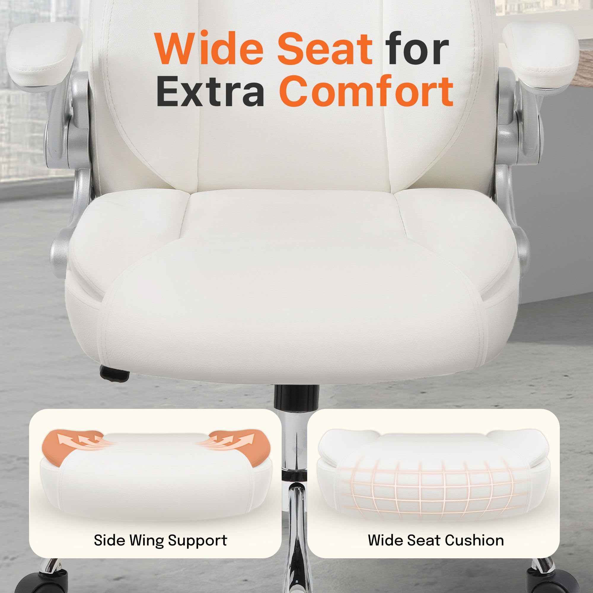 Ergonomic Office Chair with High Back Support