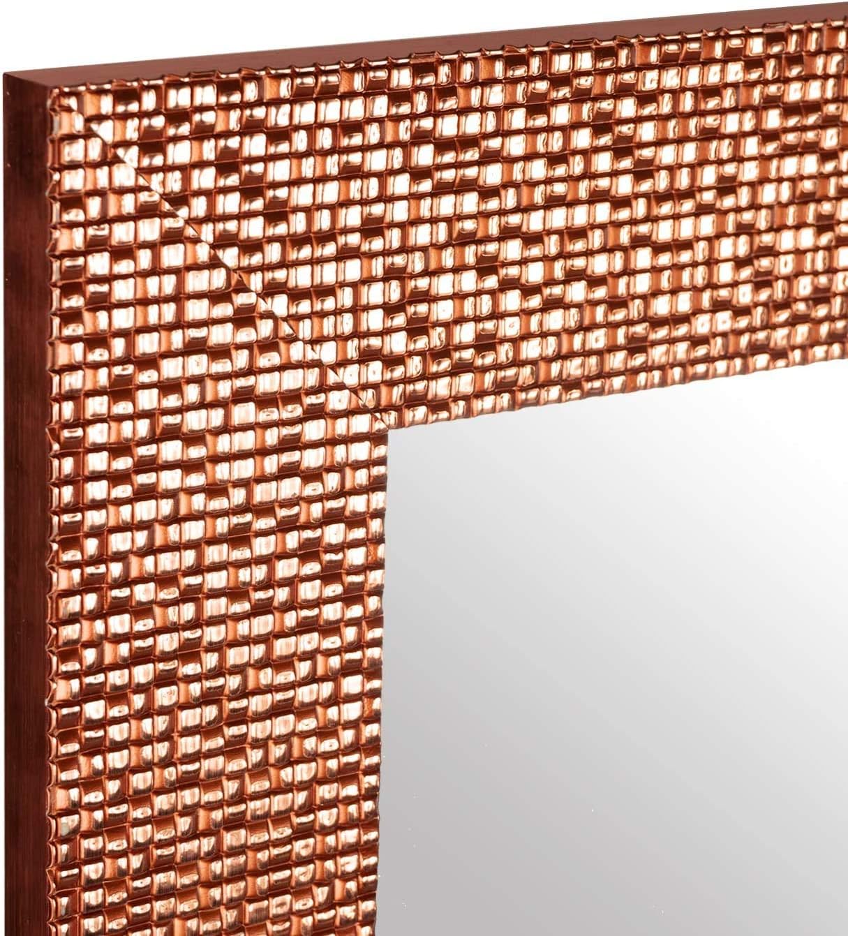 38" x 26" Gold Framed Rectangular Wall Mirror