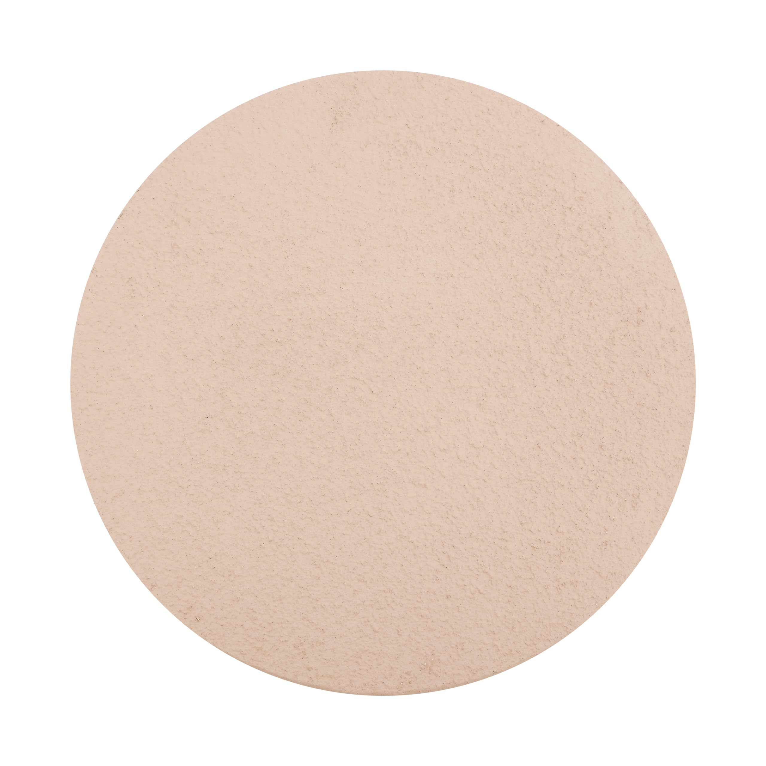 Pink Frosted Minimalist Drum Accent Table 18"