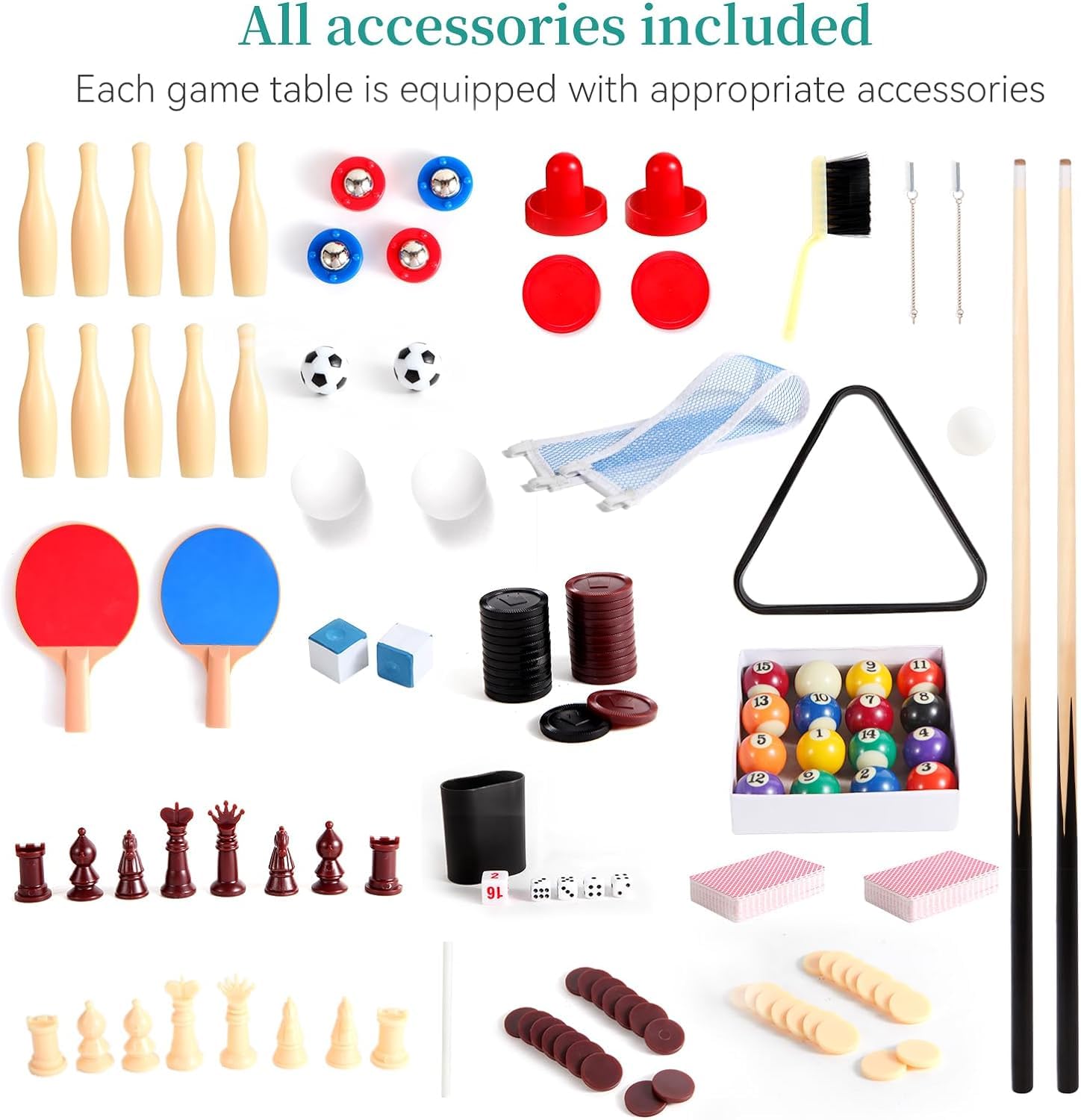12-in-1 Multi-Game Table for Home