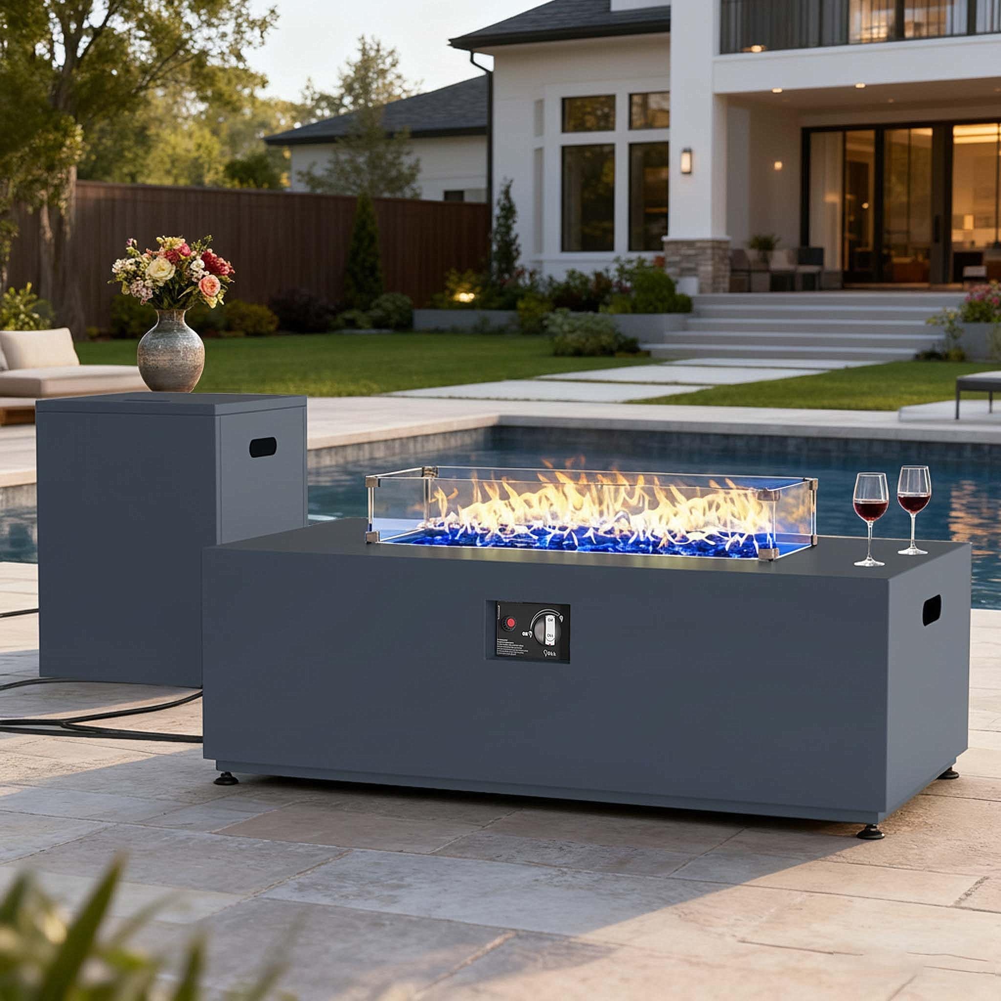 42 Inch Outdoor Fire Pit Table