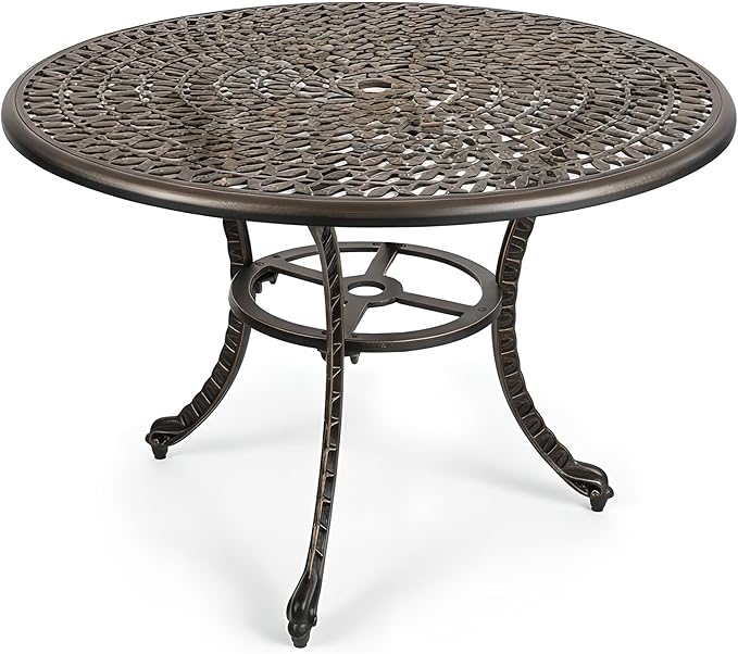 5-Piece Cast Aluminum Outdoor Dining Set